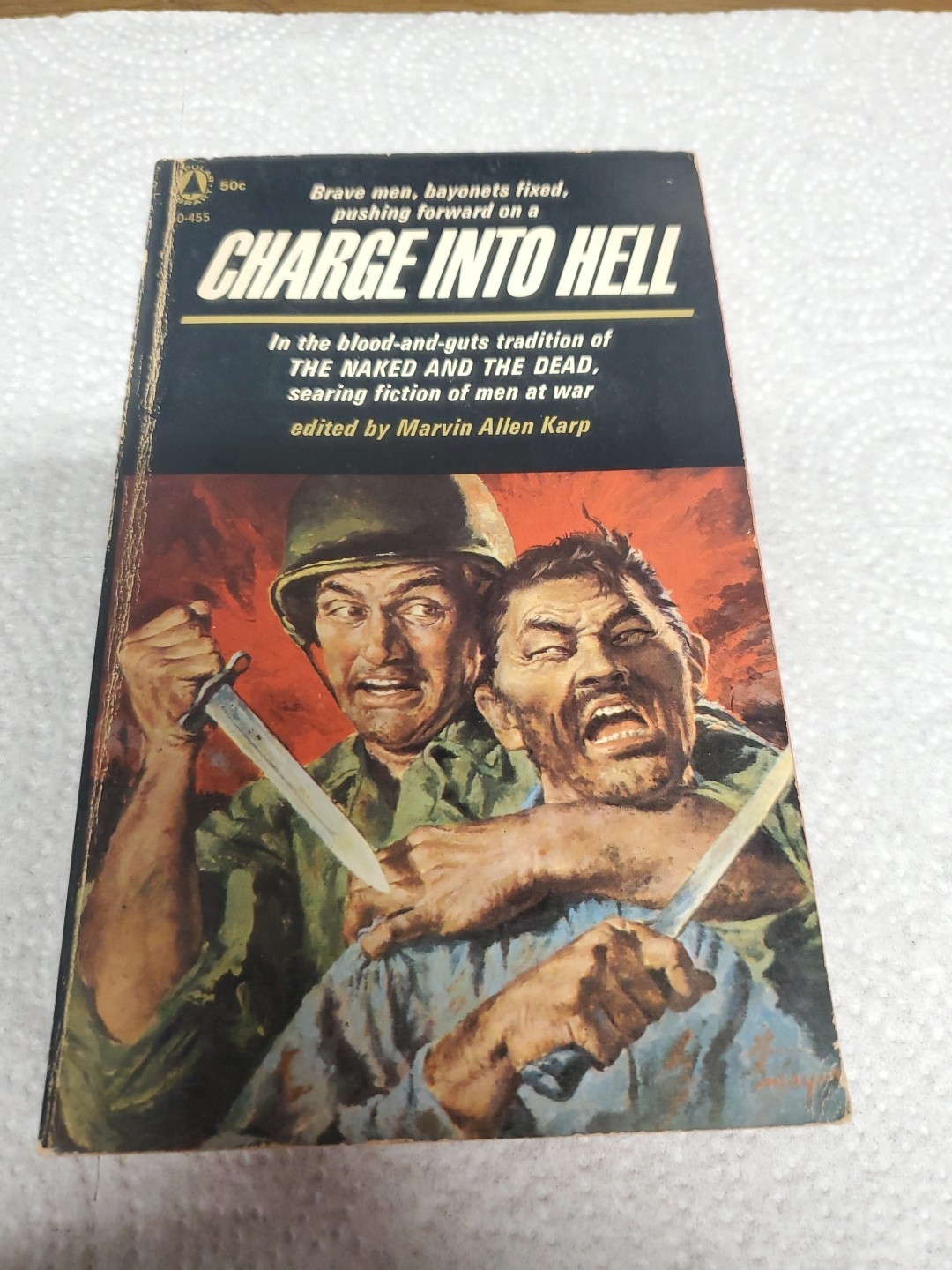 Charge Into Hell By Marvin Allen Karp Popular Library 50-455 1966 Paperback