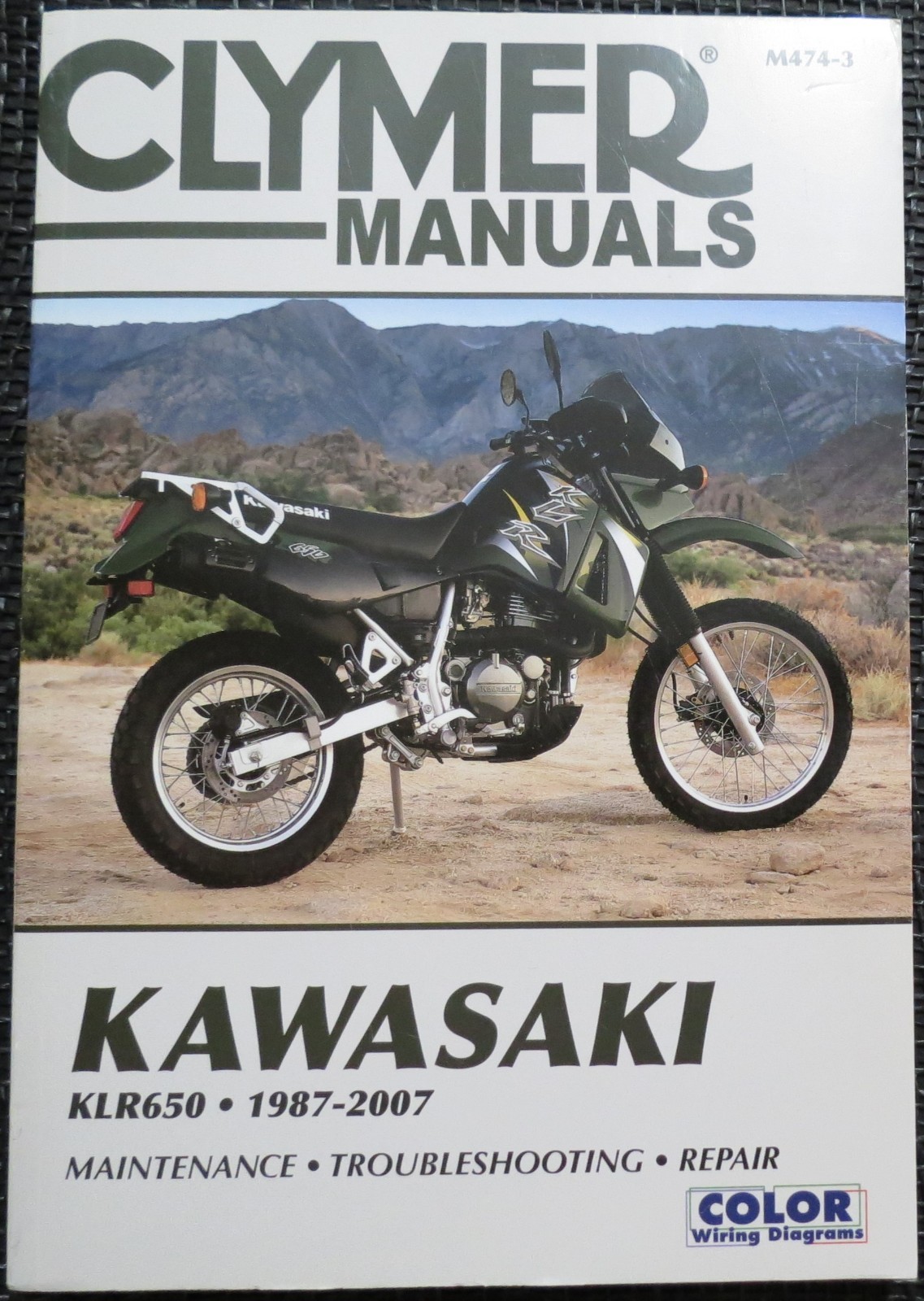 KAWASAKI KLR650 1987-2007 Motorcycle Repair Maintenance CLYMER MANUAL Camshaft