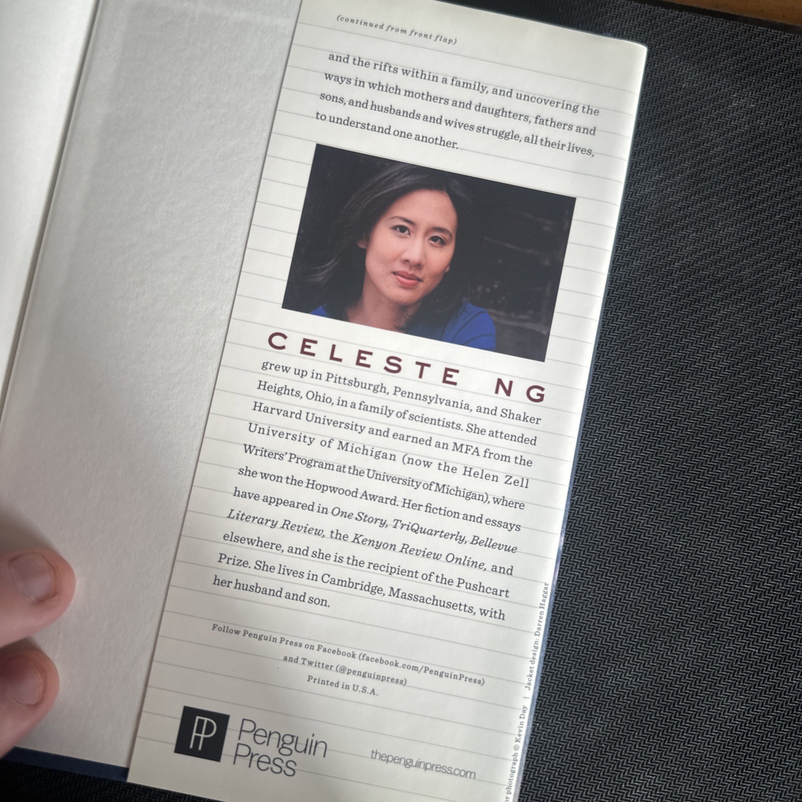 Everything I Never Told You Celeste NG HC Novel Mystery Suspense