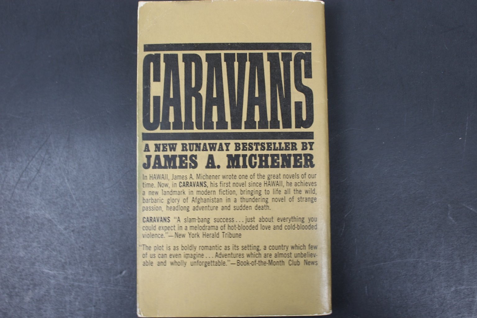 Caravans James A. Michener 1964 Bantam Books Adventure Novel Afghanistan PB