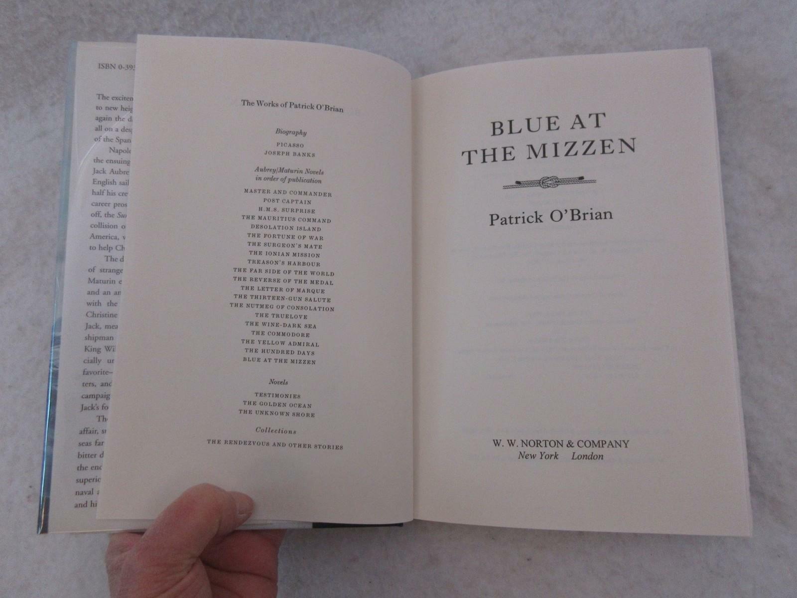 Lot of 2 Patrick O’Brian THE COMMODORE & BLUE AT THE MIZZEN 1st Editions