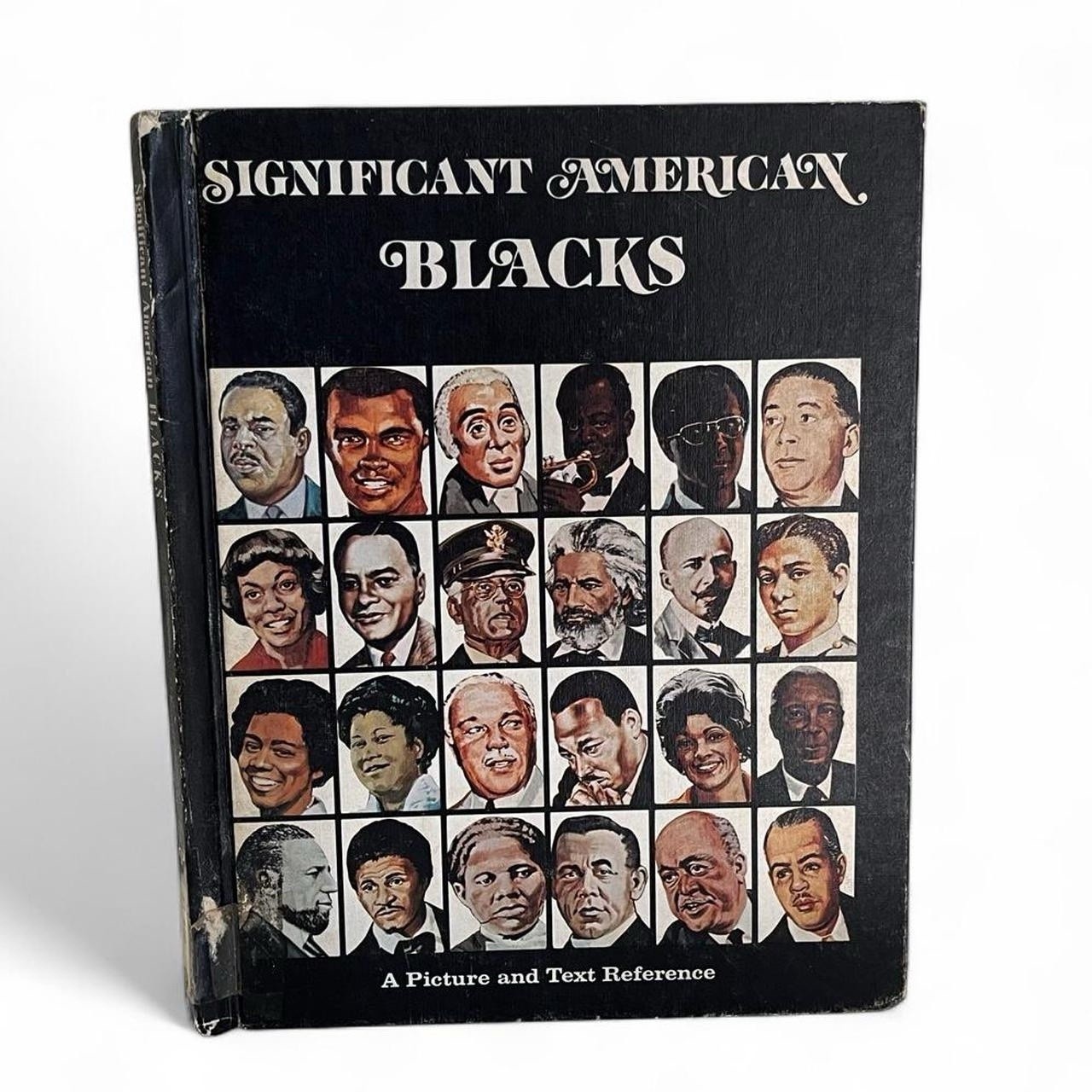 1975 RARE Vintage Clothbound Hardcover Black American Nonfiction Reference Book
