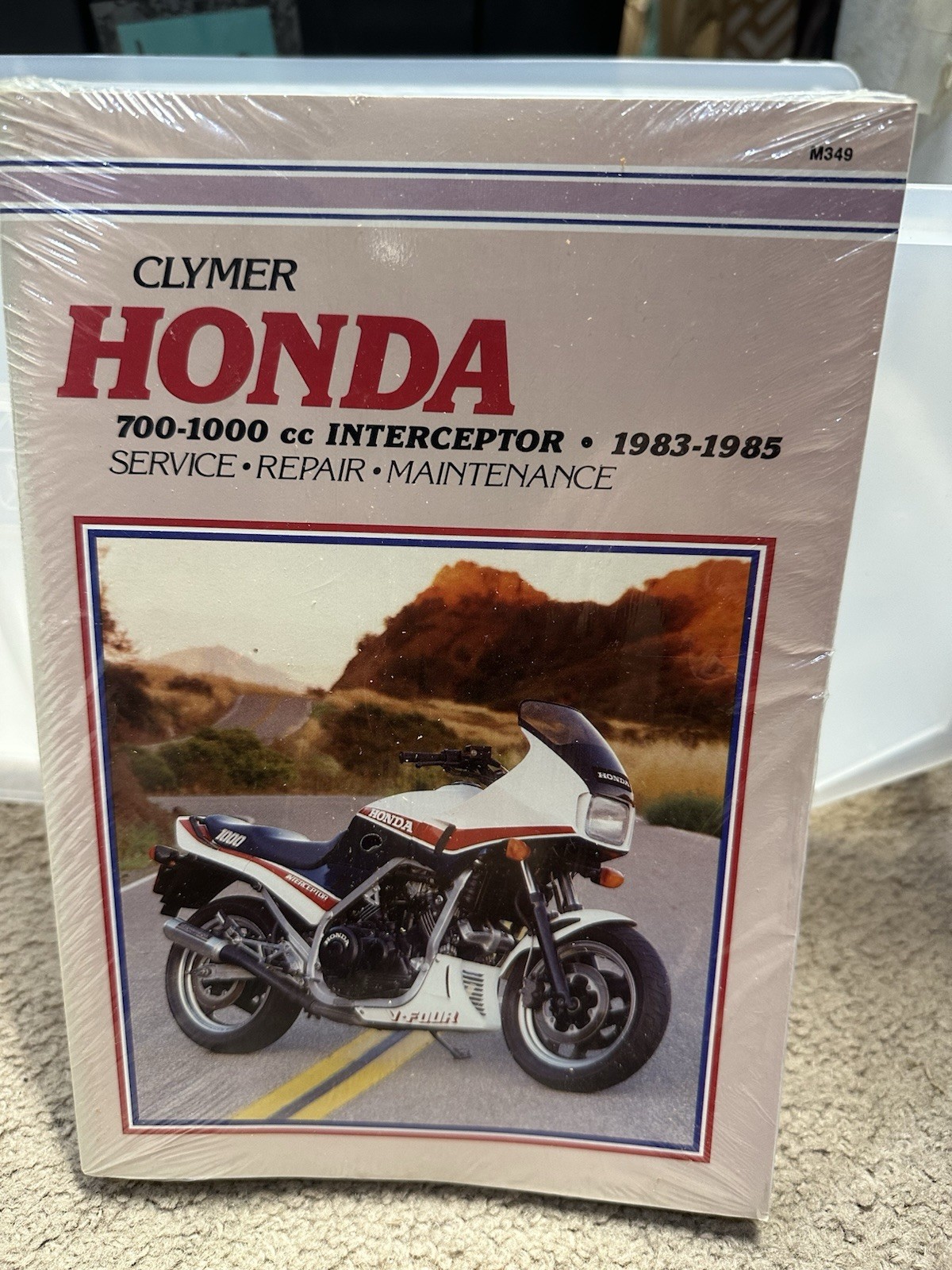 Clymer M349 Service Shop Repair Manual Honda 700-1000cc Intrceptr 83-85