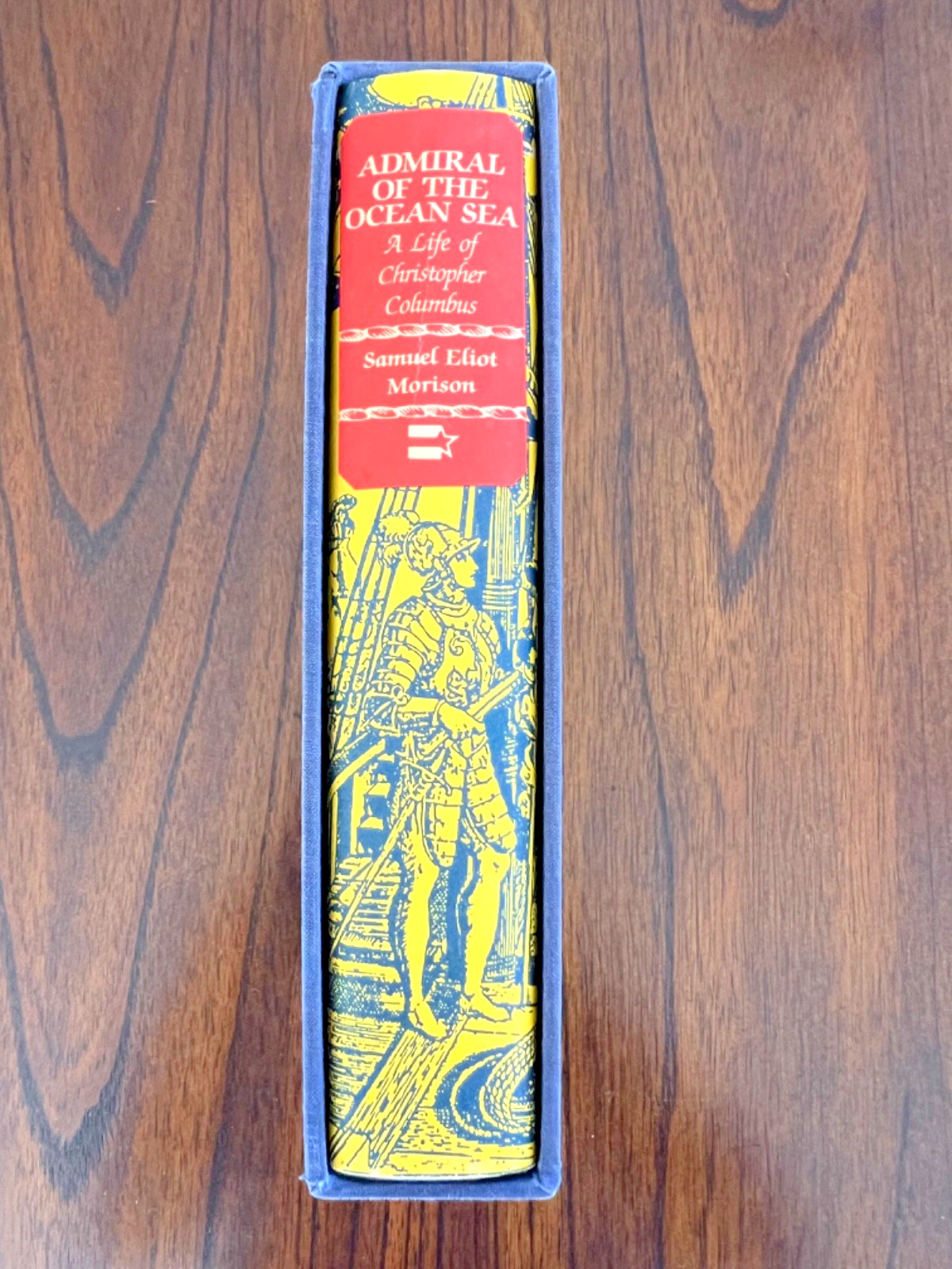 Admiral of the Ocean Sea, Life of Christopher Columbus, 1992 Illustrated w/ Slip