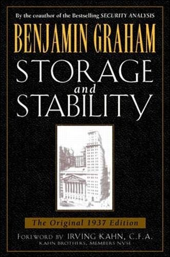 Storage and Stability: A Modern Ever-Normal Granary – hardcover Graham, Benj…