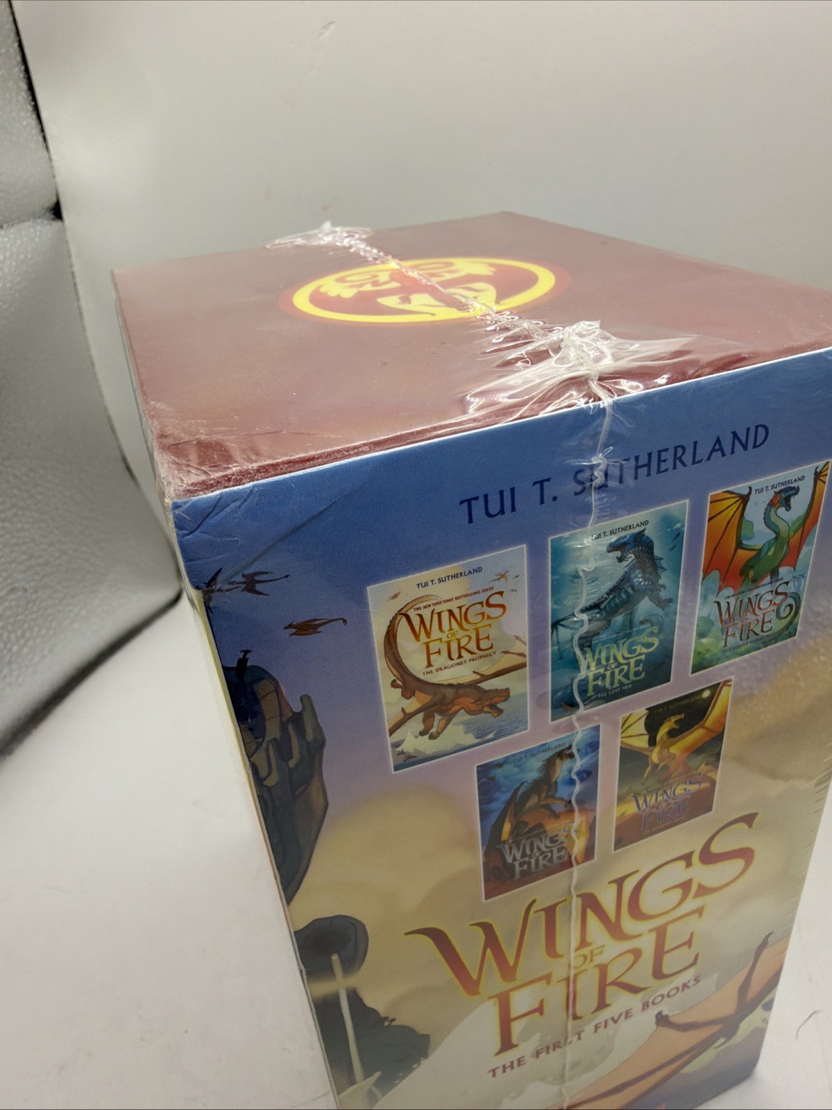 Tui T Sutherland: Wings of Fire Boxset, Books 1-5 NEW Sealed Dragonet Prophecy