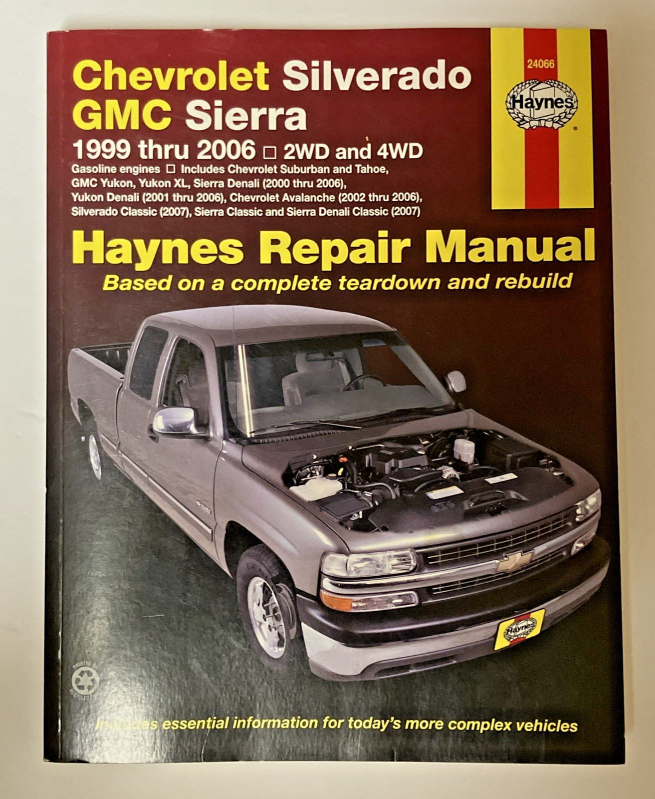 Haynes Repair Manual #24066. Chevrolet Silverado GMC Sierra Pick-Ups, 1999-2006
