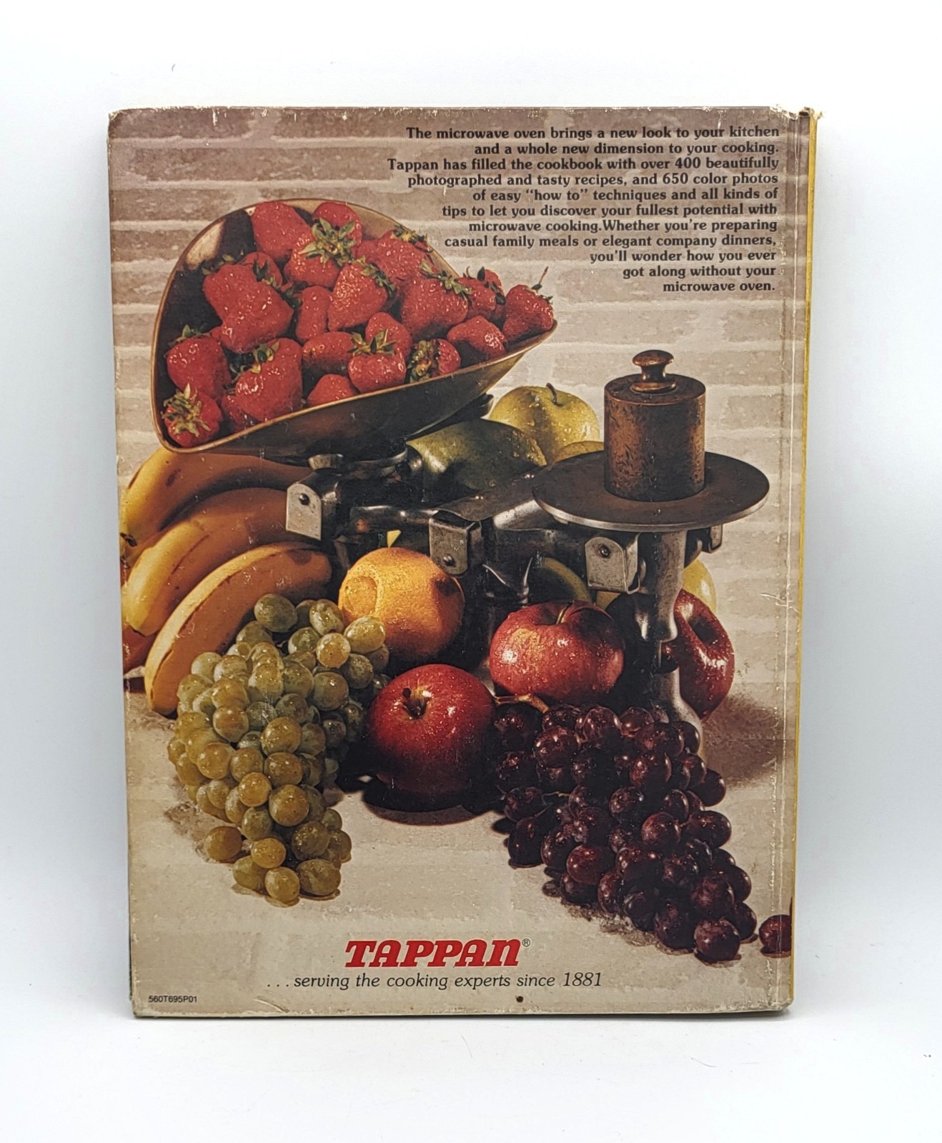 VTG 1979 Tappan Microwave Cooking Guide Hardcover 11.5 x 8.75″