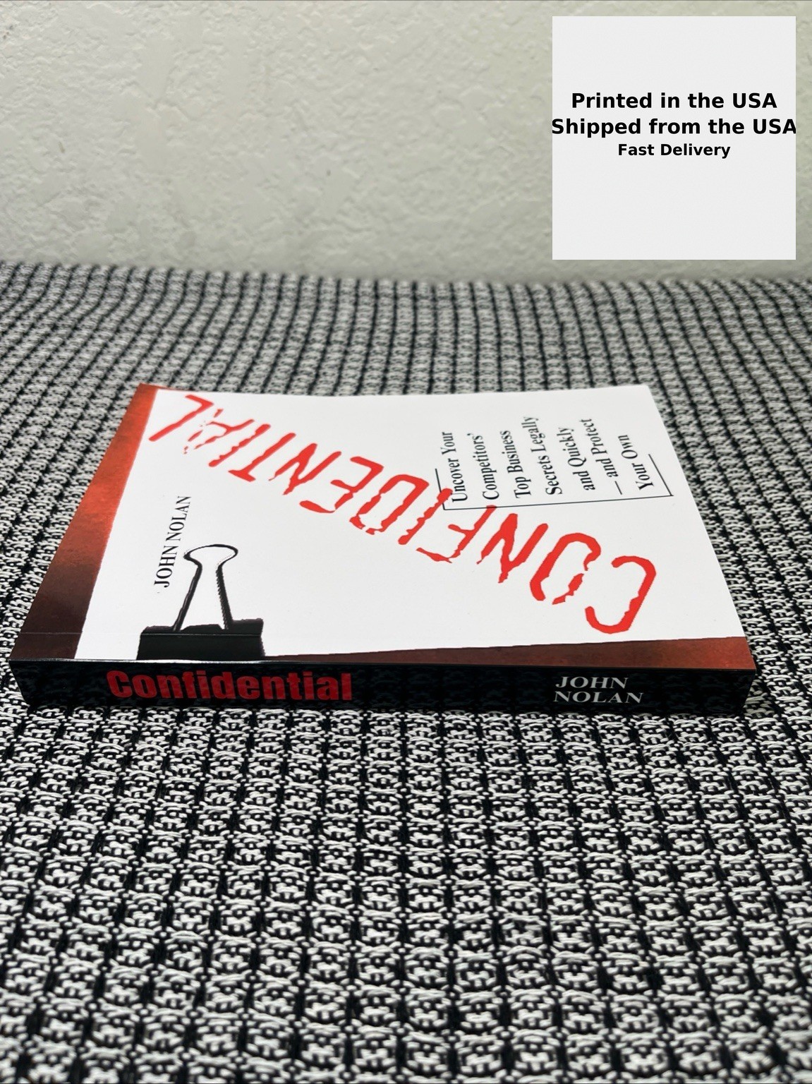 confidential By john nolan, Same-day shipping from the USA, Brand New, Reprint