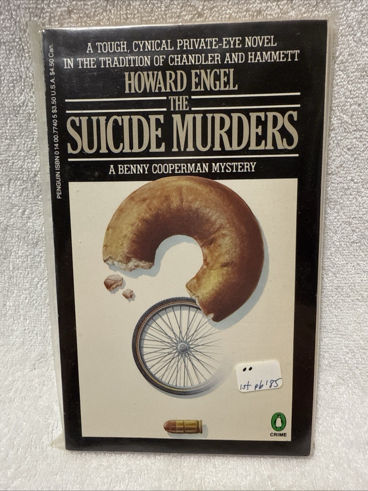 The Suicide Murders by Howard Engel 1985 Penguin Benny Cooperman mystery