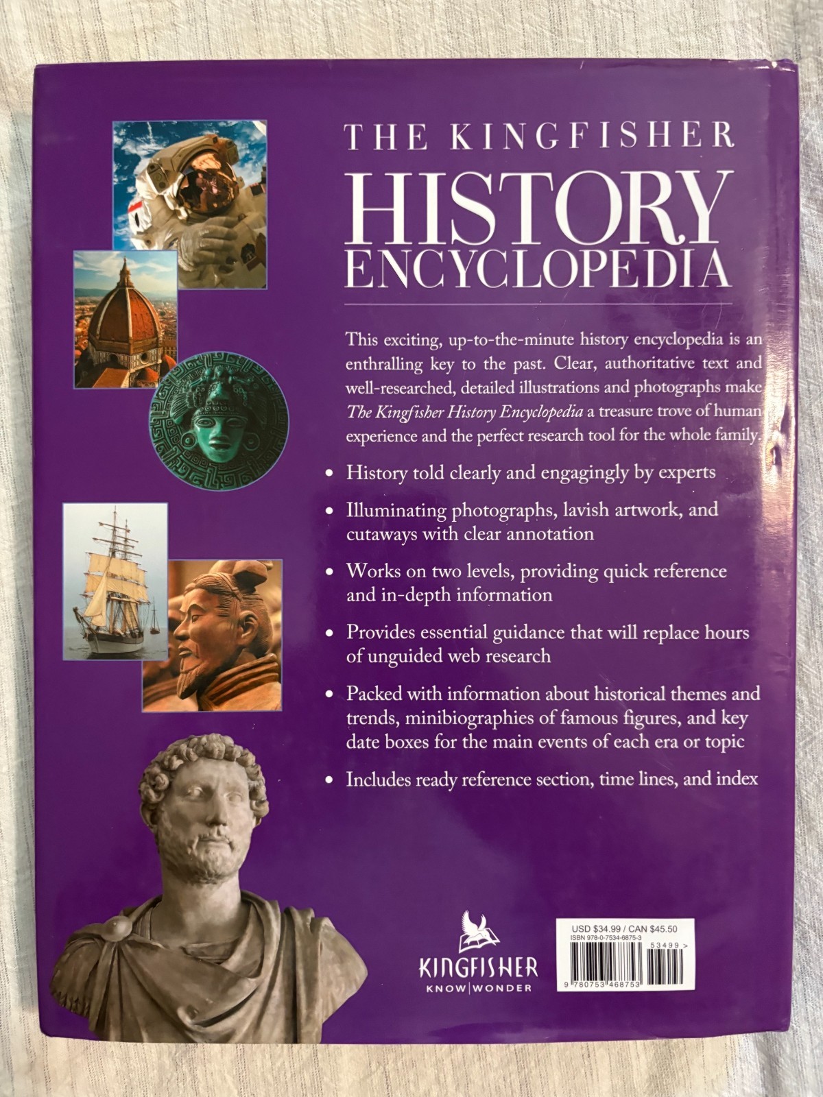 Kingfisher History Encyclopedia 3rd Edition Fully Revised Updated Hardcover 2016
