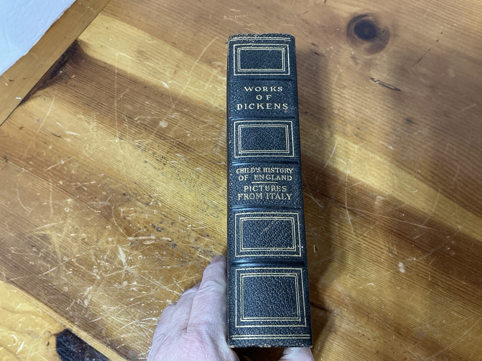 Works Of Charles Dickens A Child’s History Of England 1878 Deluxe Ed. Jefferson