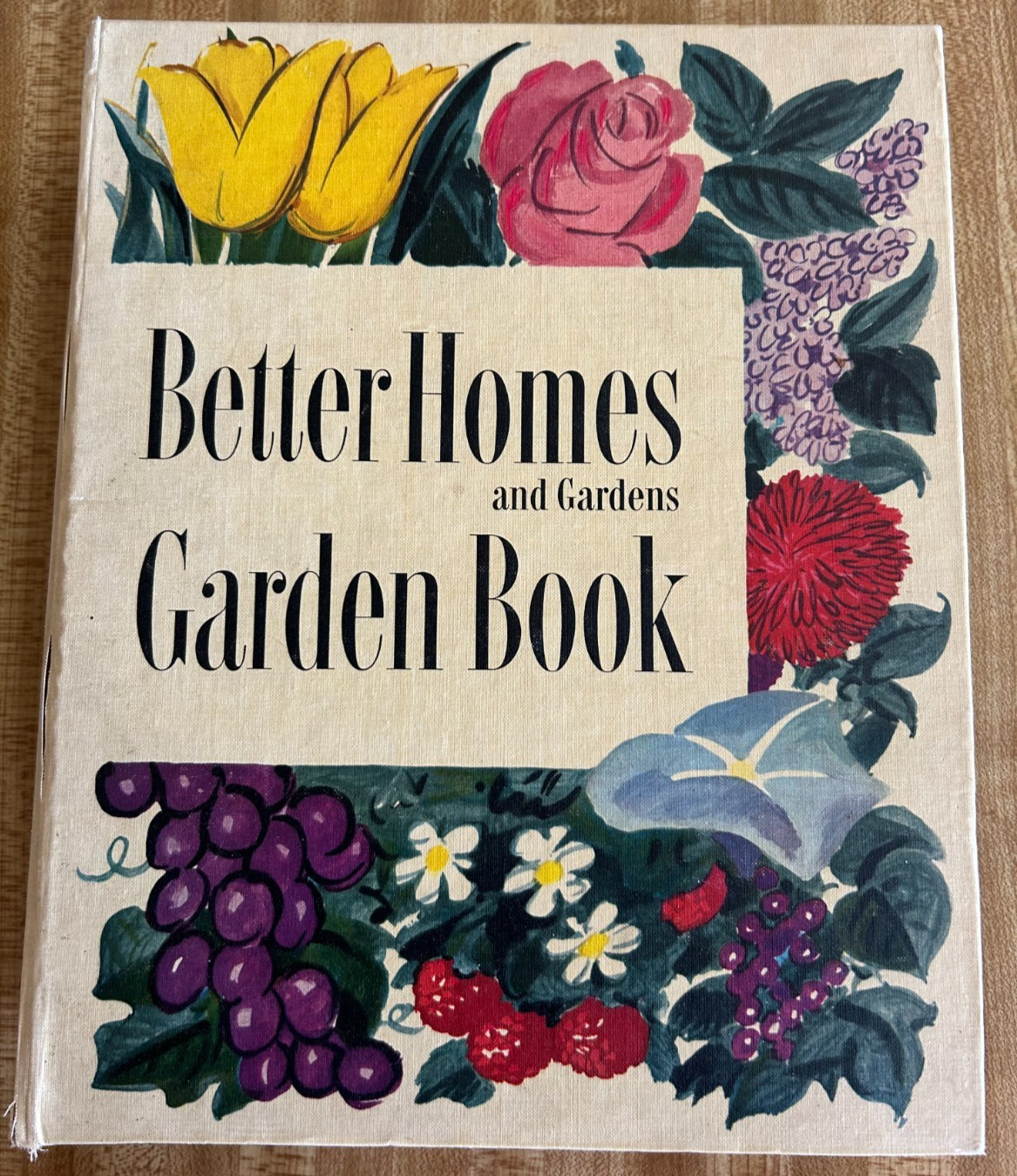 VTG Better Homes & Gardens 1951 Garden Book 1st Ed, Hardcover, 5-Ring Binder