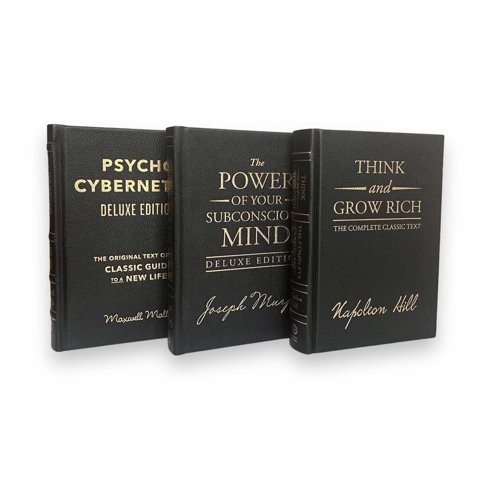3 X THINK AND GROW RICH & THE POWER OF SUBCONSCIOUS MIND & PSYCHO-CYBERNETICS