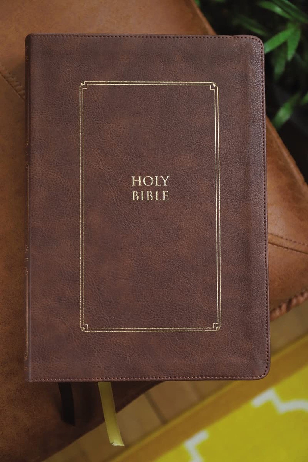 KJV, Thompson Chain-Reference Bible, Large Print, Leathersoft, Brown, Red Let…