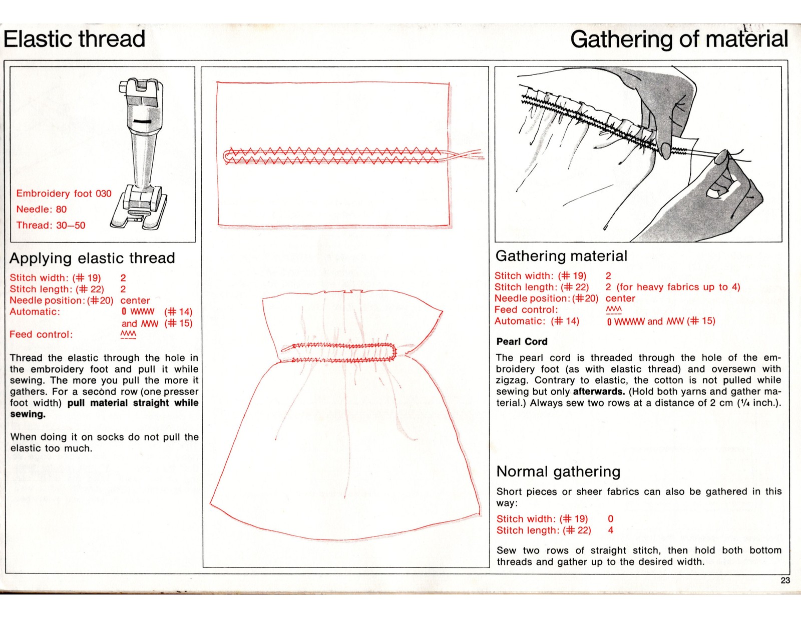 BERNINA 830 Record 831 Sewing Machine COLOR User Manual – COIL BIND – COVERS
