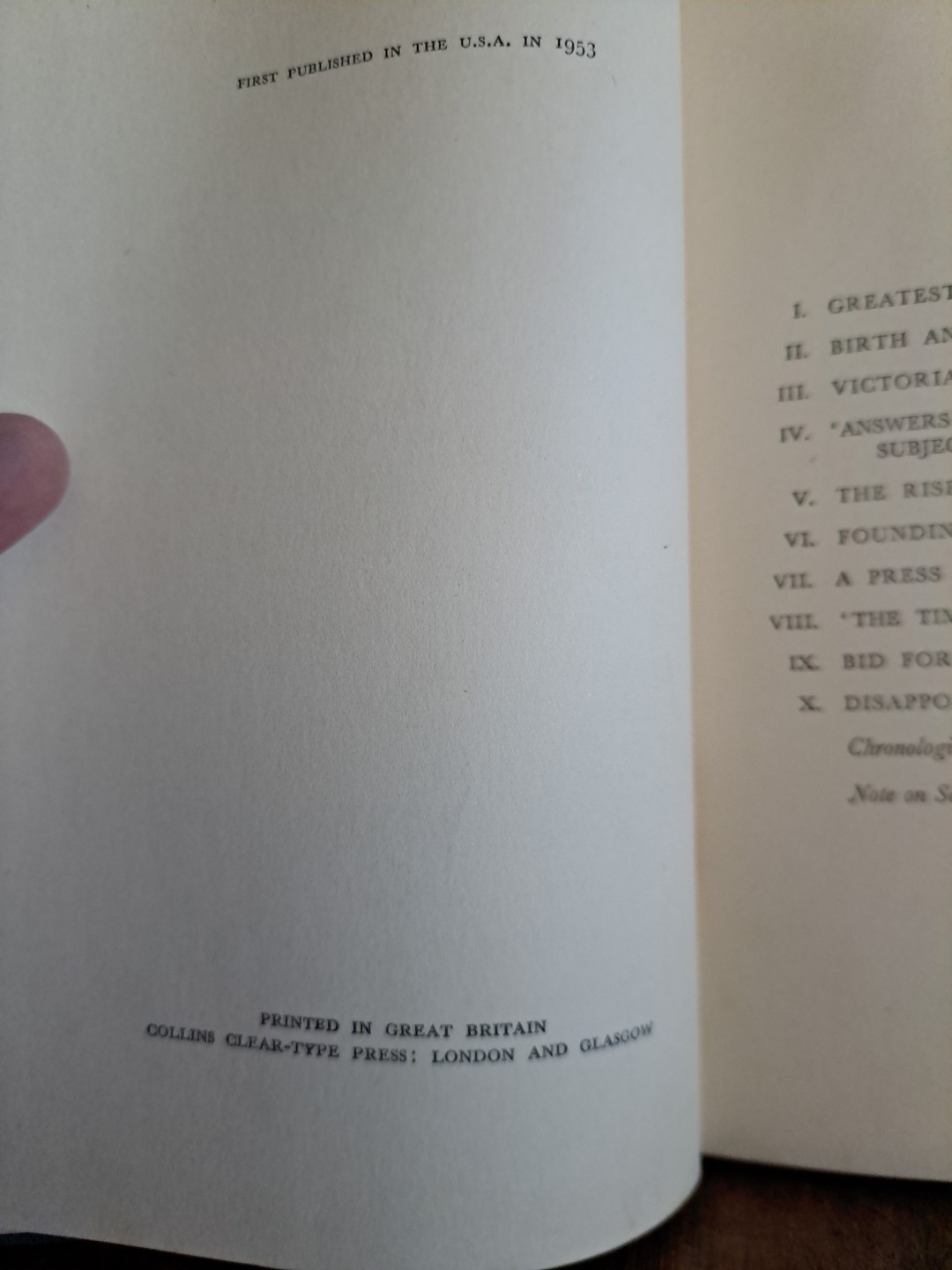 RYAN, ALFRED PATRICK Lord Northcliffe 1953 First Edition Hardcover