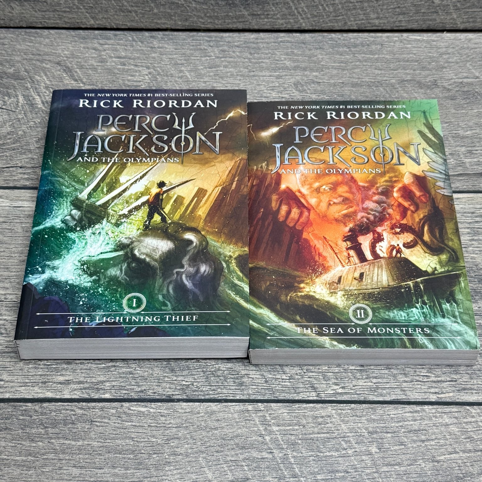 Percy Jackson & The Olympians Complete Series Rick Riordan Paperback Box Set 1-5
