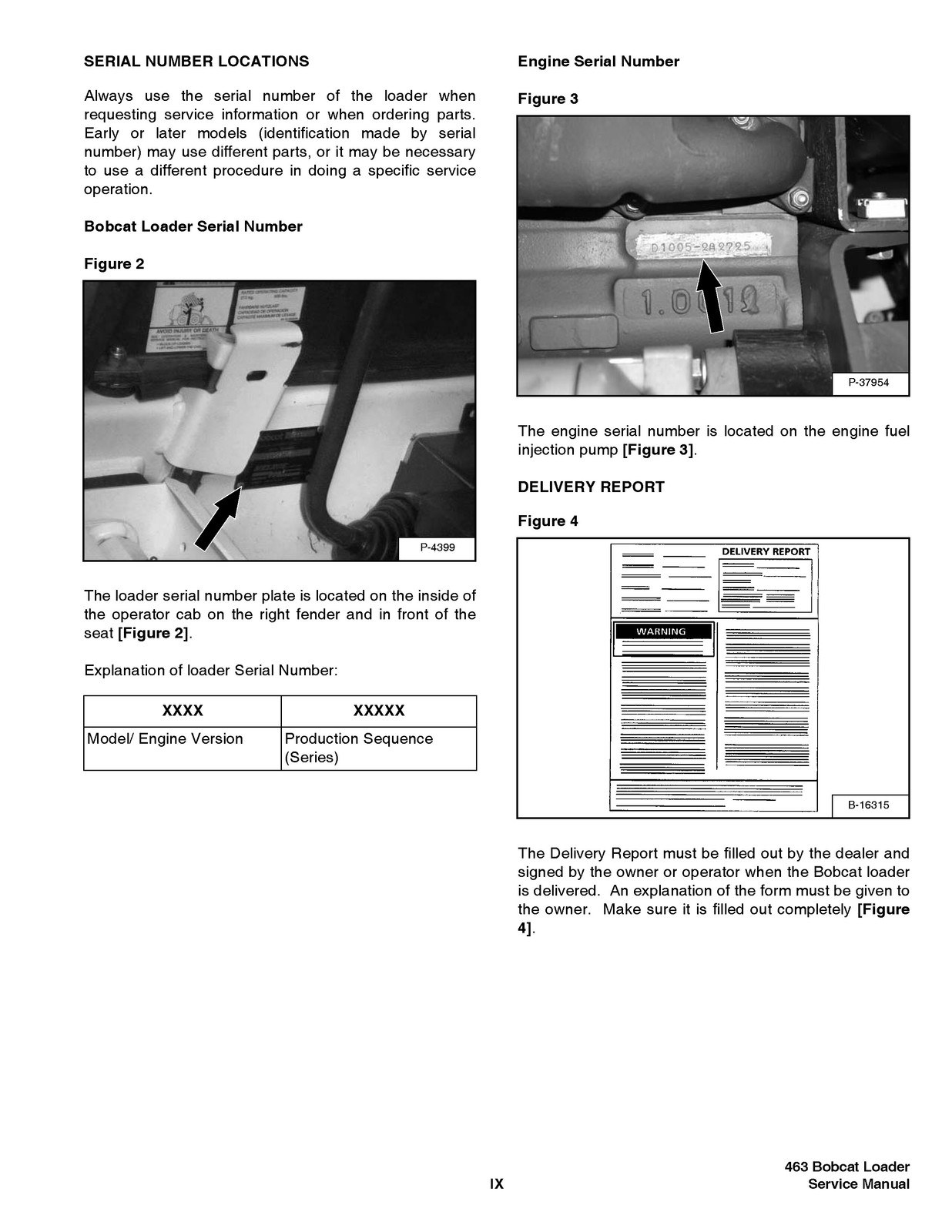 BOBCAT 463 Skid Steer Loader Service Manual 2006 SN 522111001 Up, FOLDOUTS