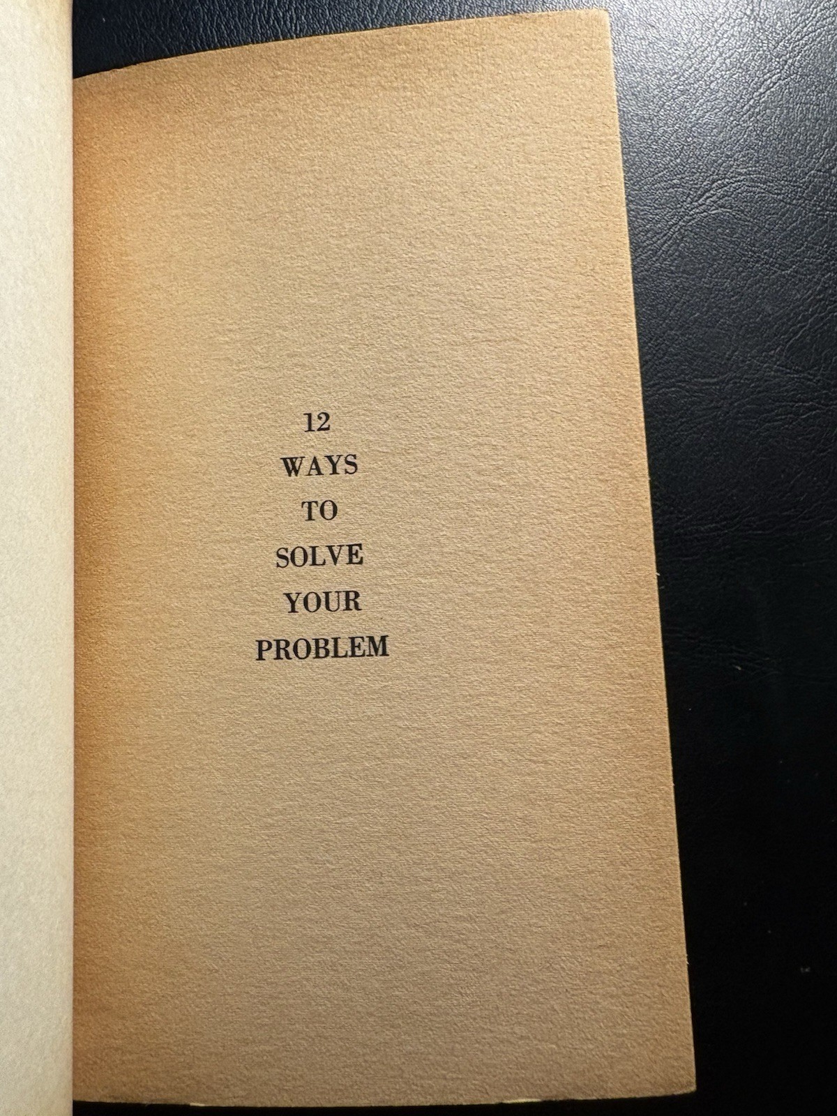 12 Ways to Solve Your Problem Charles L Allen 1961 Christian 12 Step Paperback