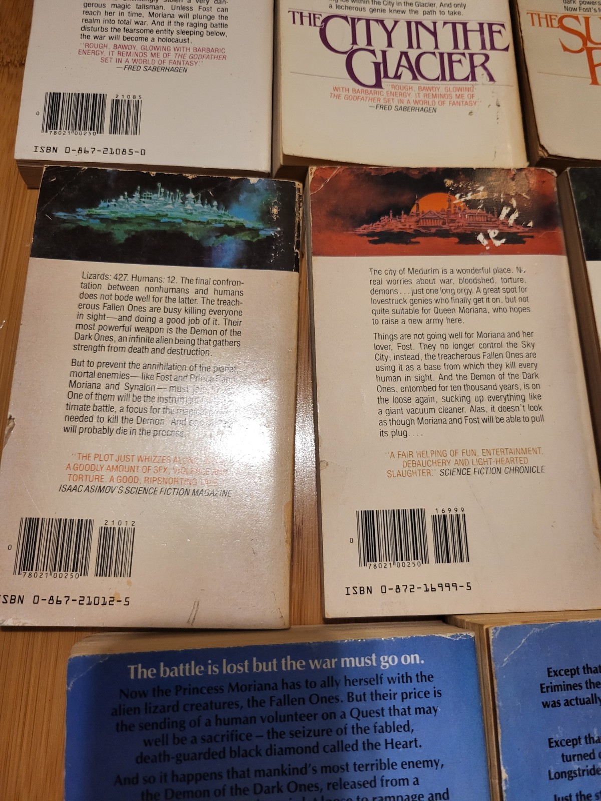 War of Powers books by Robert Vardeman Victor Milan Books 1-6, 1 And 2