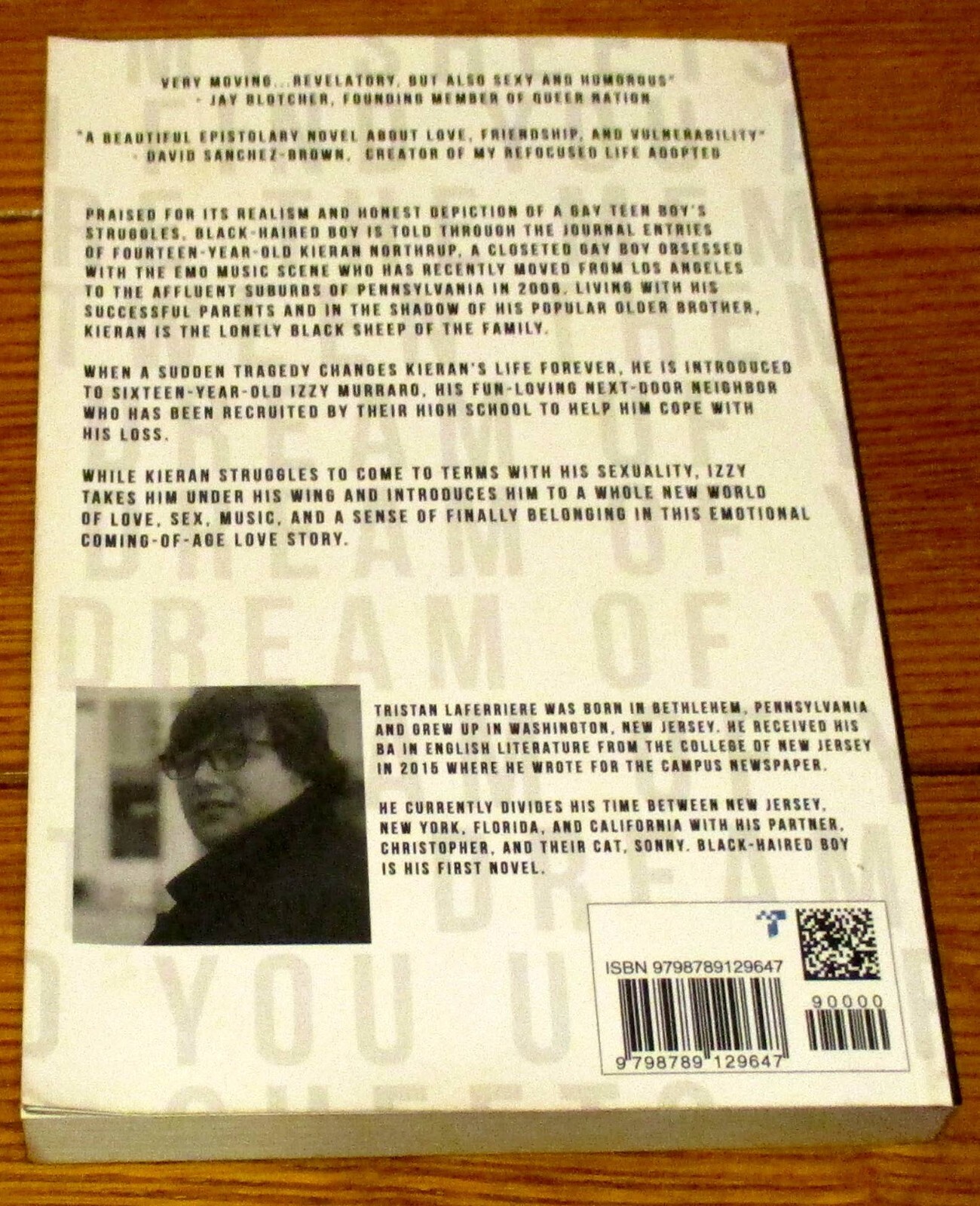 2021 Black-Haired Boy by Tristan Laferriere SIGNED 286 Pages Softcover