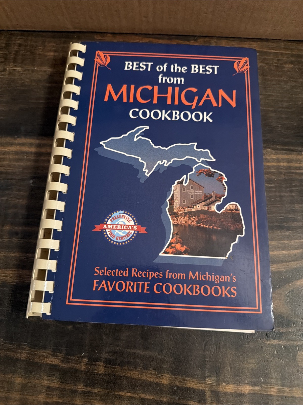 1996 Best Of The Best From Michigan Cookbook Recipe Book 286 pages