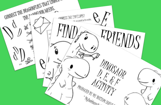 DIGITAL- 2025 Merrick D E F Children’s Dinosaur ACTIVITY BOOK *PRINT REQ’D* 13p