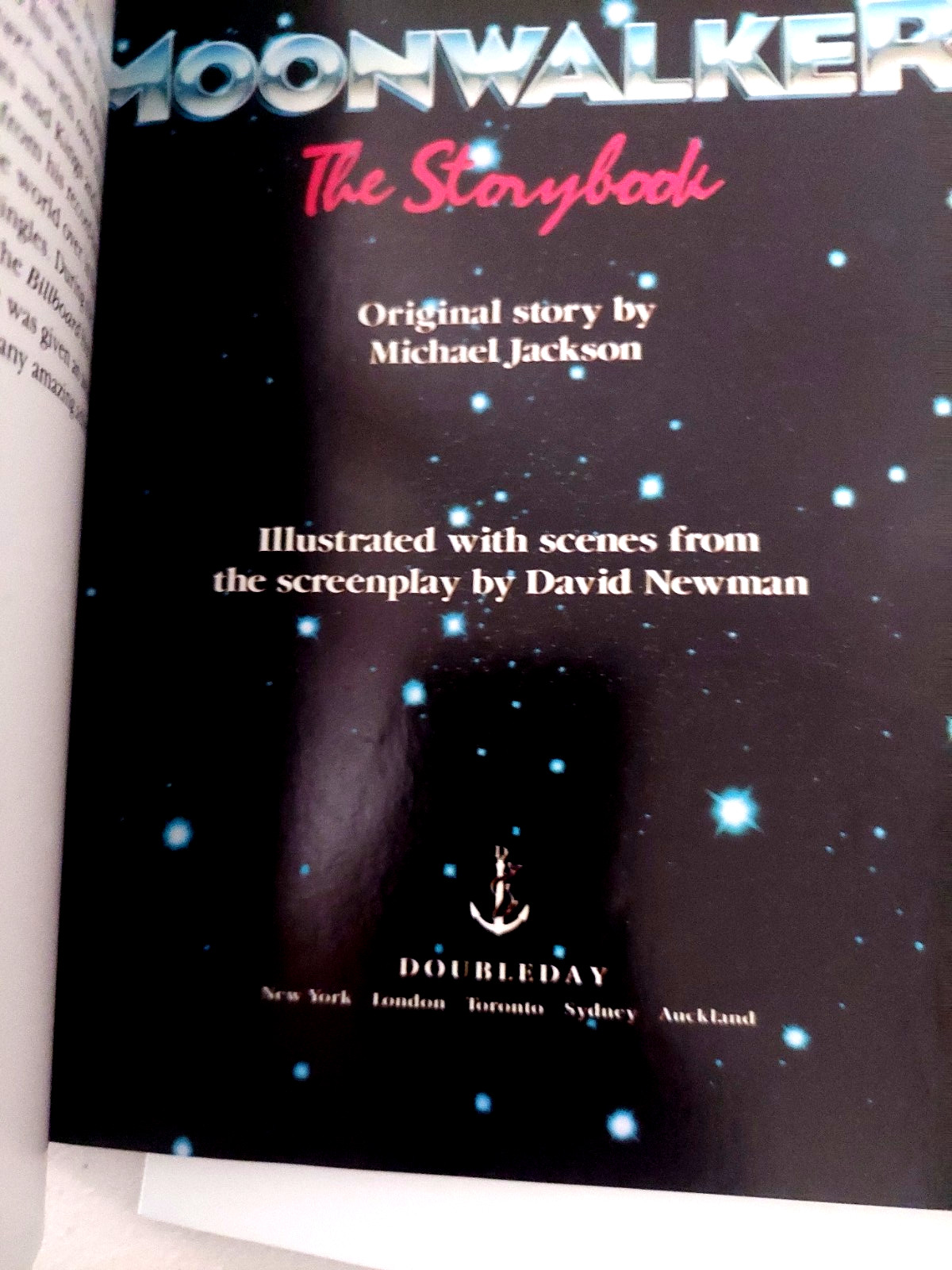 Moonwalker The Storybook by Michael Jackson Book (Paperback, English)