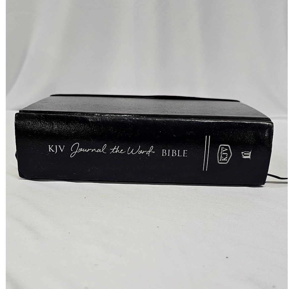 Thomas Nelson KJV Journal the Word Bible Large Print Black Hardcover Red Letter