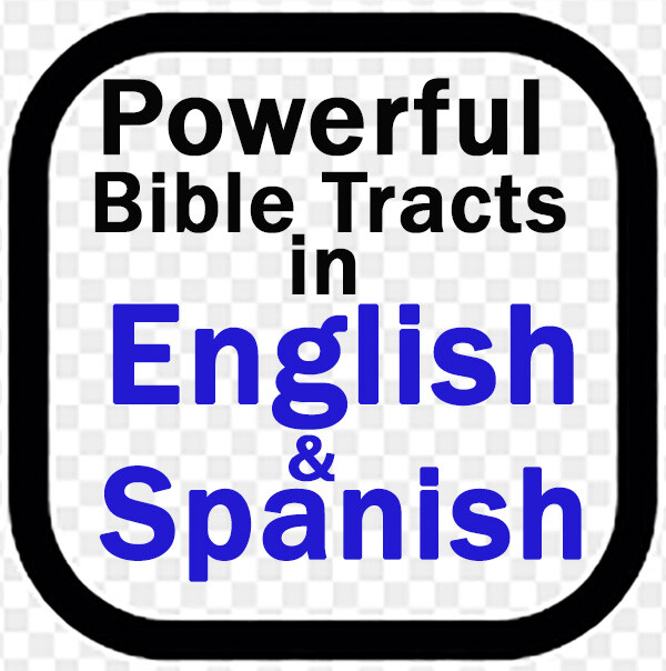 “ENGLISH & SPANISH Tracts, 20 Pages Each, Pack of 40 units, Powerful & Colorful