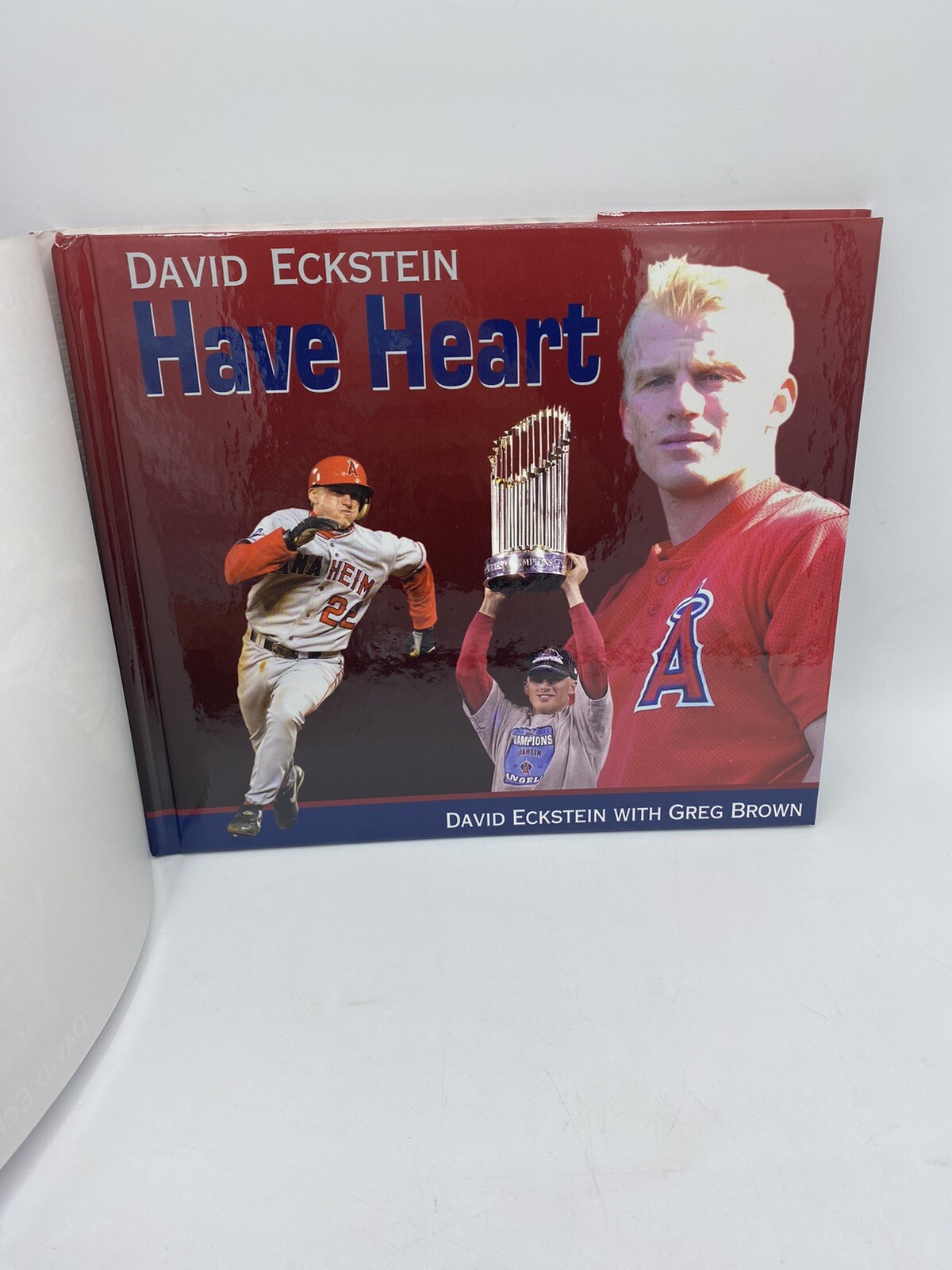 Have Heart Book Signed by David Eckstein by Greg Brown 2003 Hard Cover