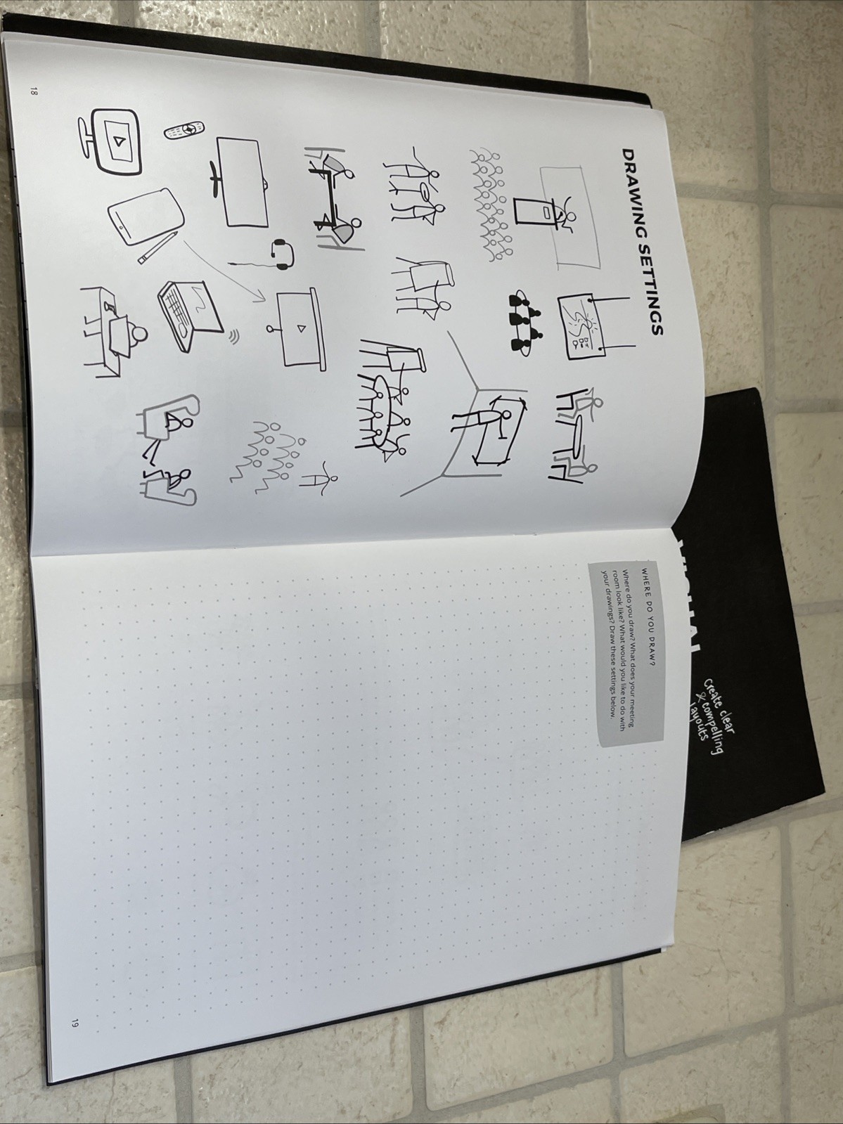 Visual Doing and Visual Thinking Workbooks by Brand Willemien, No Marks On Pages