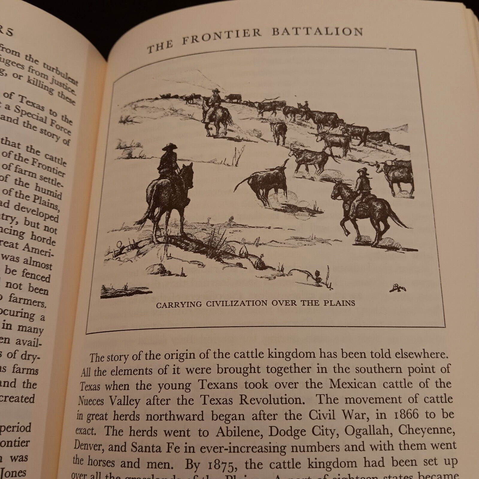 The Texas Rangers Second Edition by Walter Prescott Webb Hardback Dust Jacket