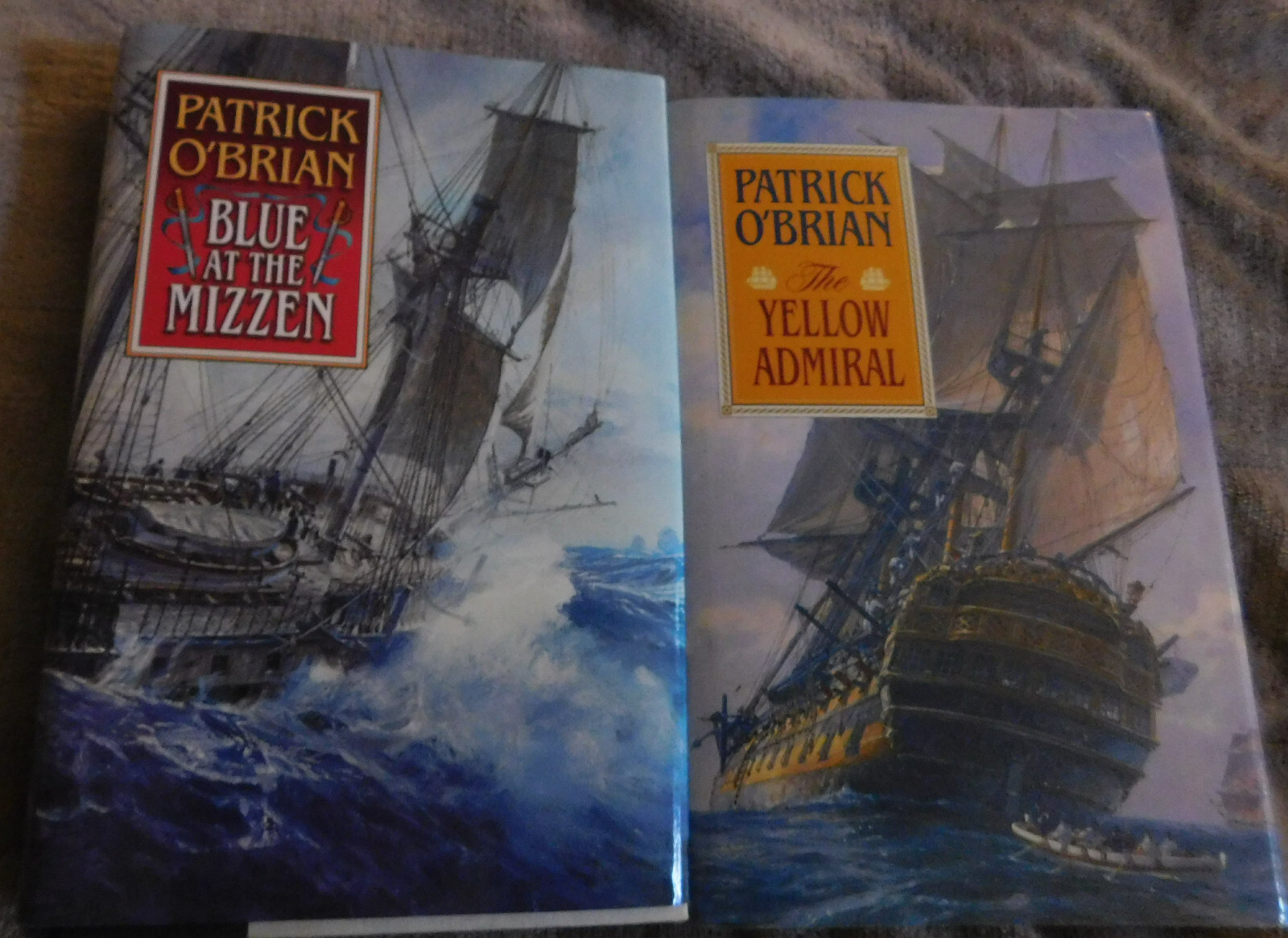 Blue at the Mizzen PLUS The Yellow Admiral by Patrick O’Brian HC DJ 2 books