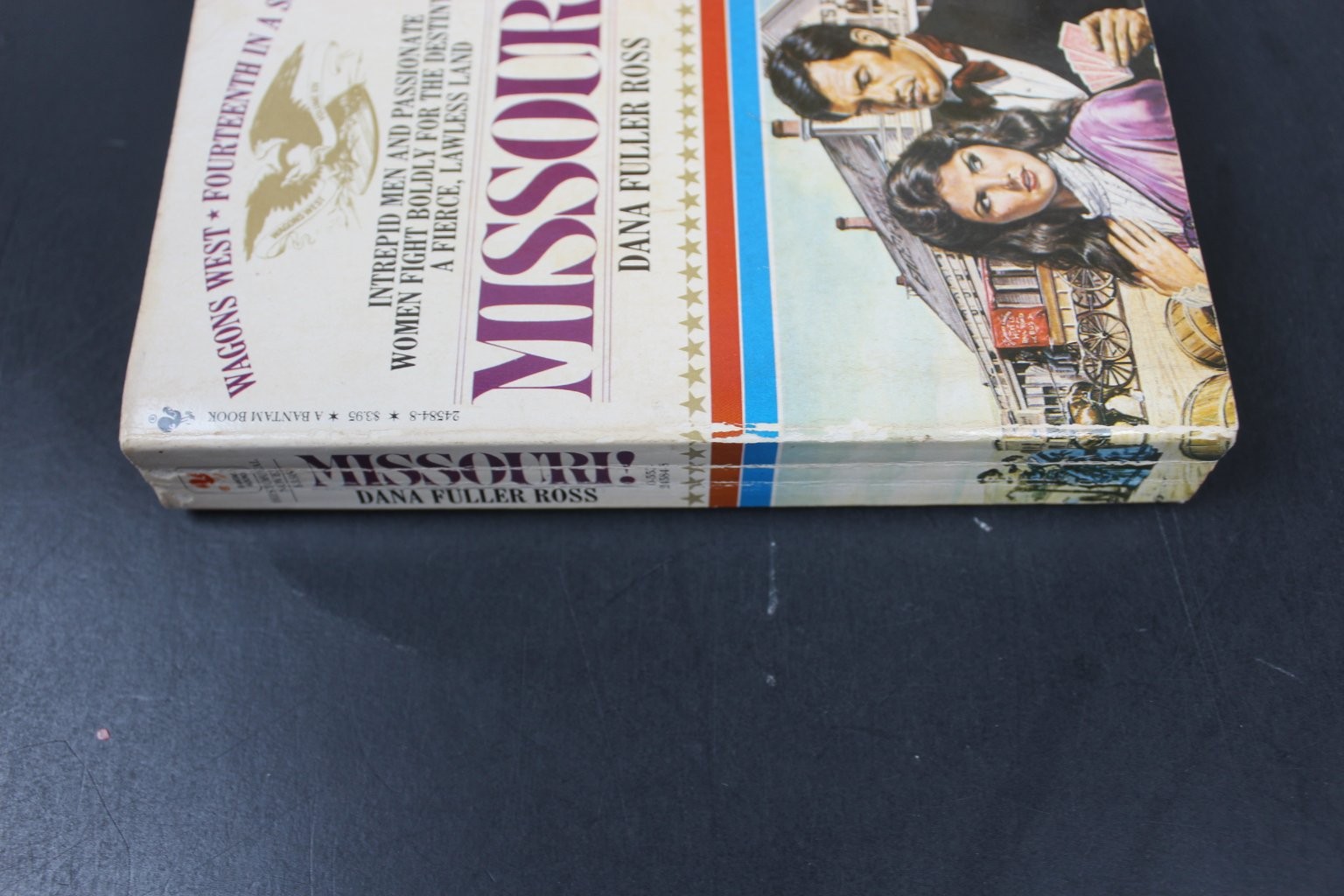 Missouri! Dana Fuller Ross 1985 Wagons West Western Fiction Bantam Books PB