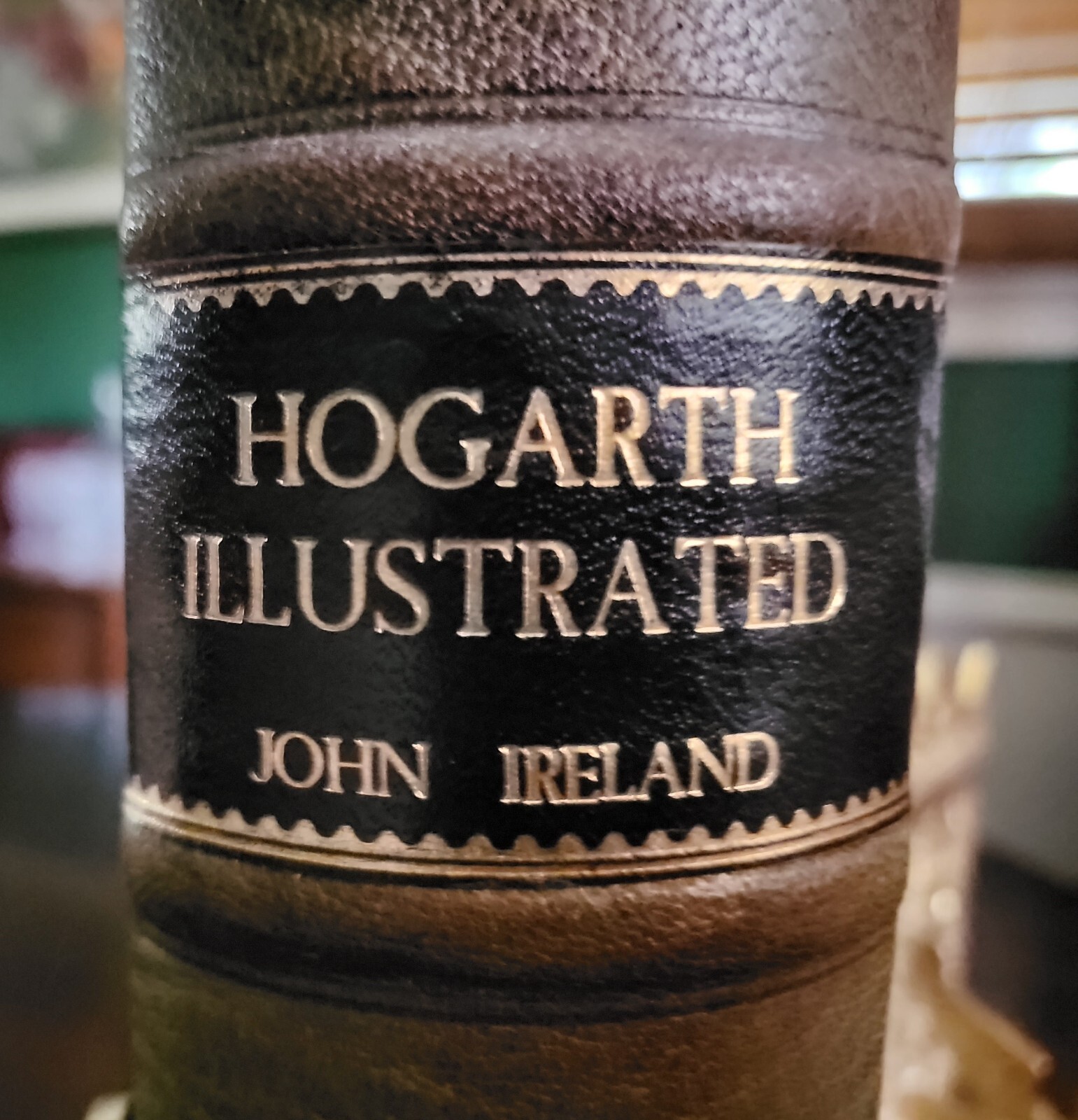 Fine leather binding. HOGARTH ILLUSTRATED. John Ireland 1884