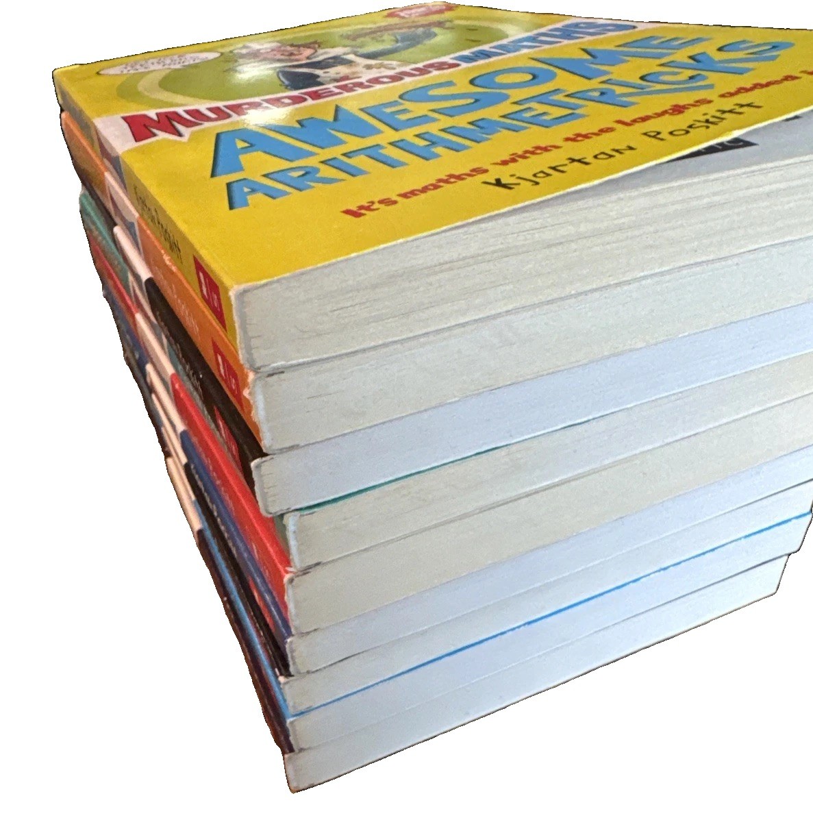 Murderous Maths Horrible Science Dead Famous Lot 9 Kjartan Poskitt Age 9-12