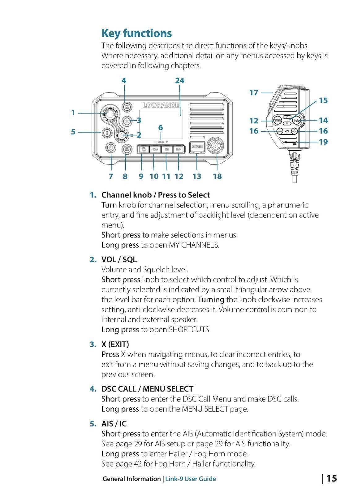 LOWRANCE LINK-9 Fixed Mount VHF User Owners Manual Guide, TOUGH BINDING