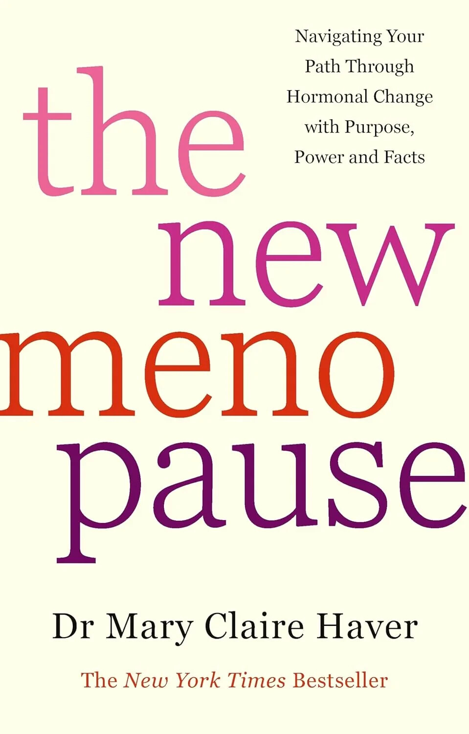 The New Menopause:- Paperback – by Dr. Mary Claire Haver.