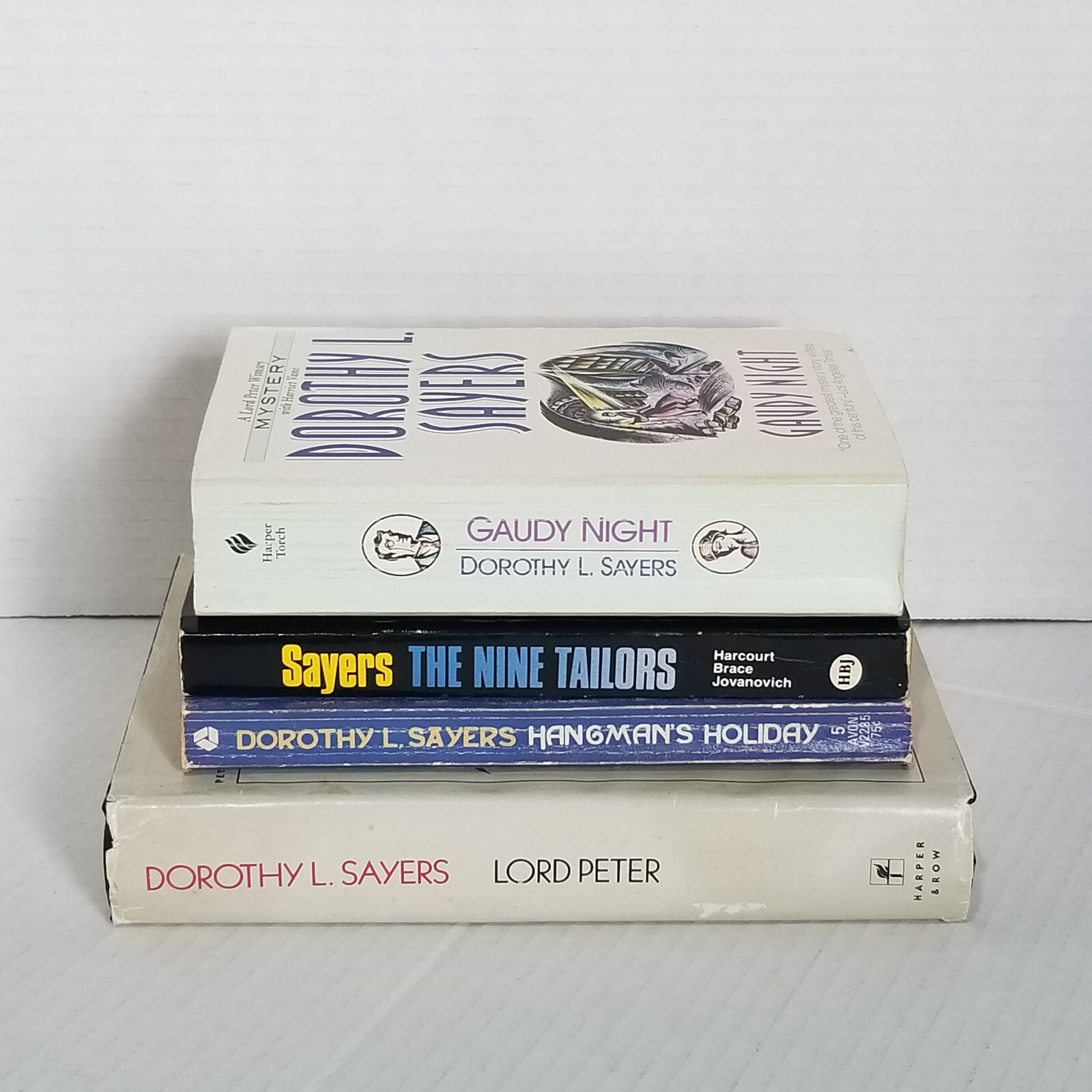 Dorothy Sayers LORD PETER Wimsey Lot Gaudy Night Nine Tailors Hangmans Holiday