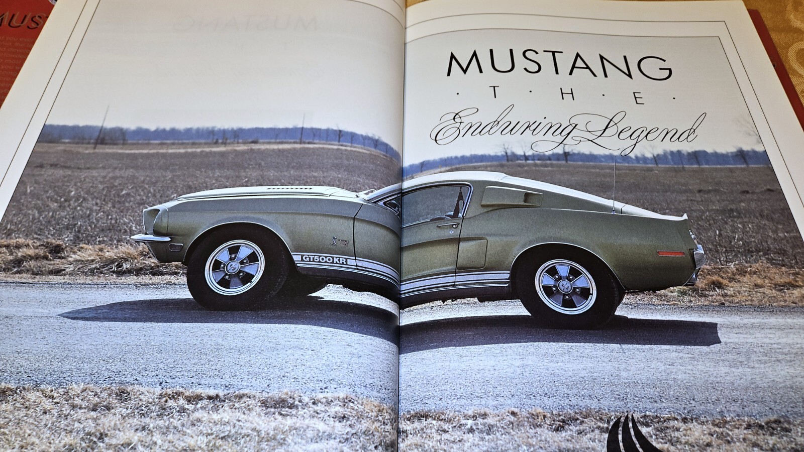 “MUSTANG THE ENDURING LEGEND” Hardcover By Wright Table Book 162 pages Lots PICS