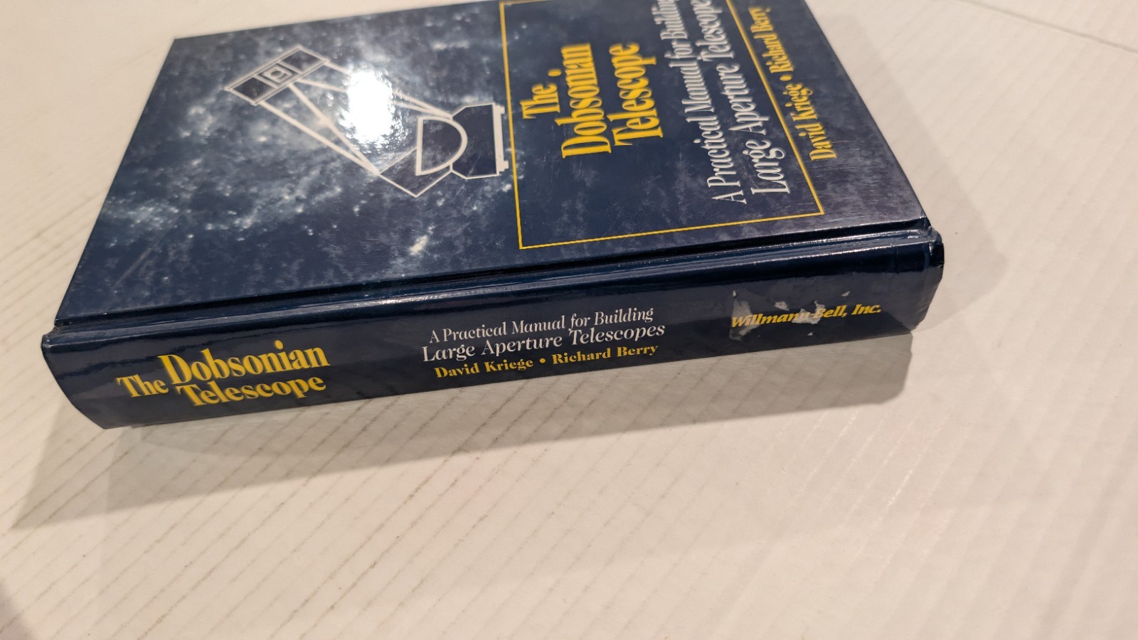The Dobsonian Telescope 1st Edition 1998 Hardcover Kriege Berry Astronomy Manual