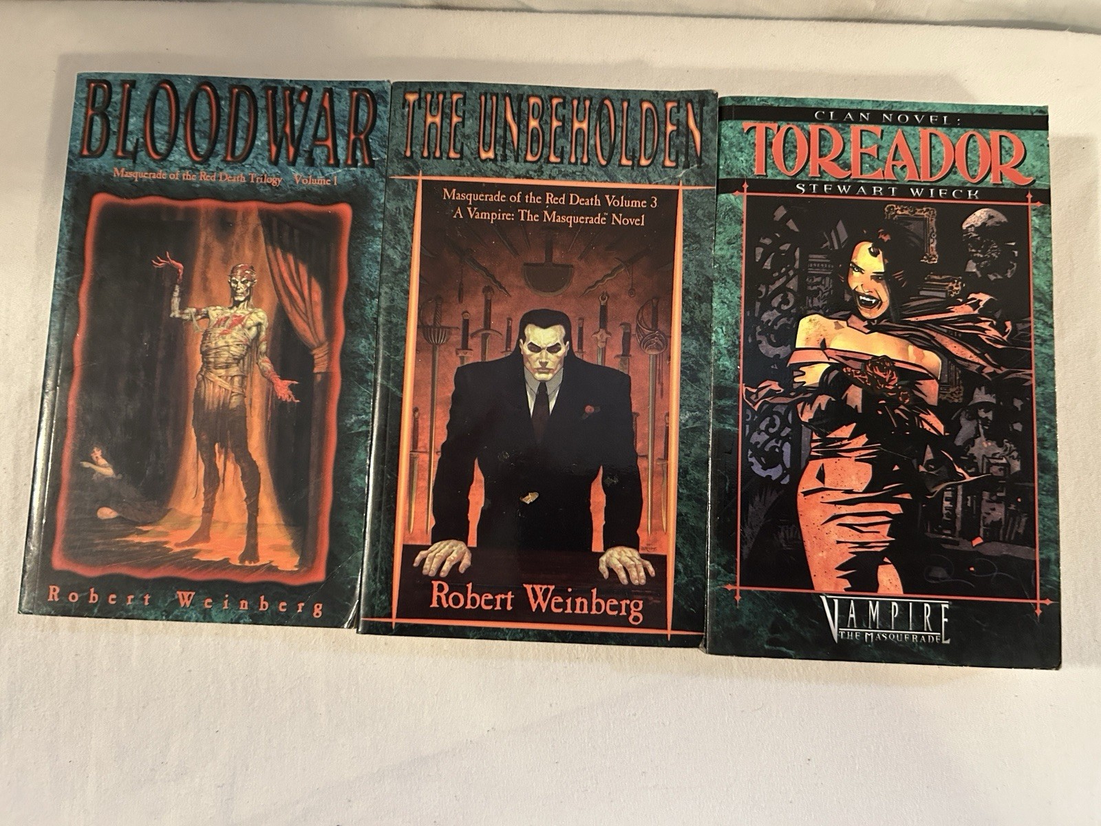 Vampire The Masquerade 1st Edition Book Lot 3 White Wolf World of Darkness