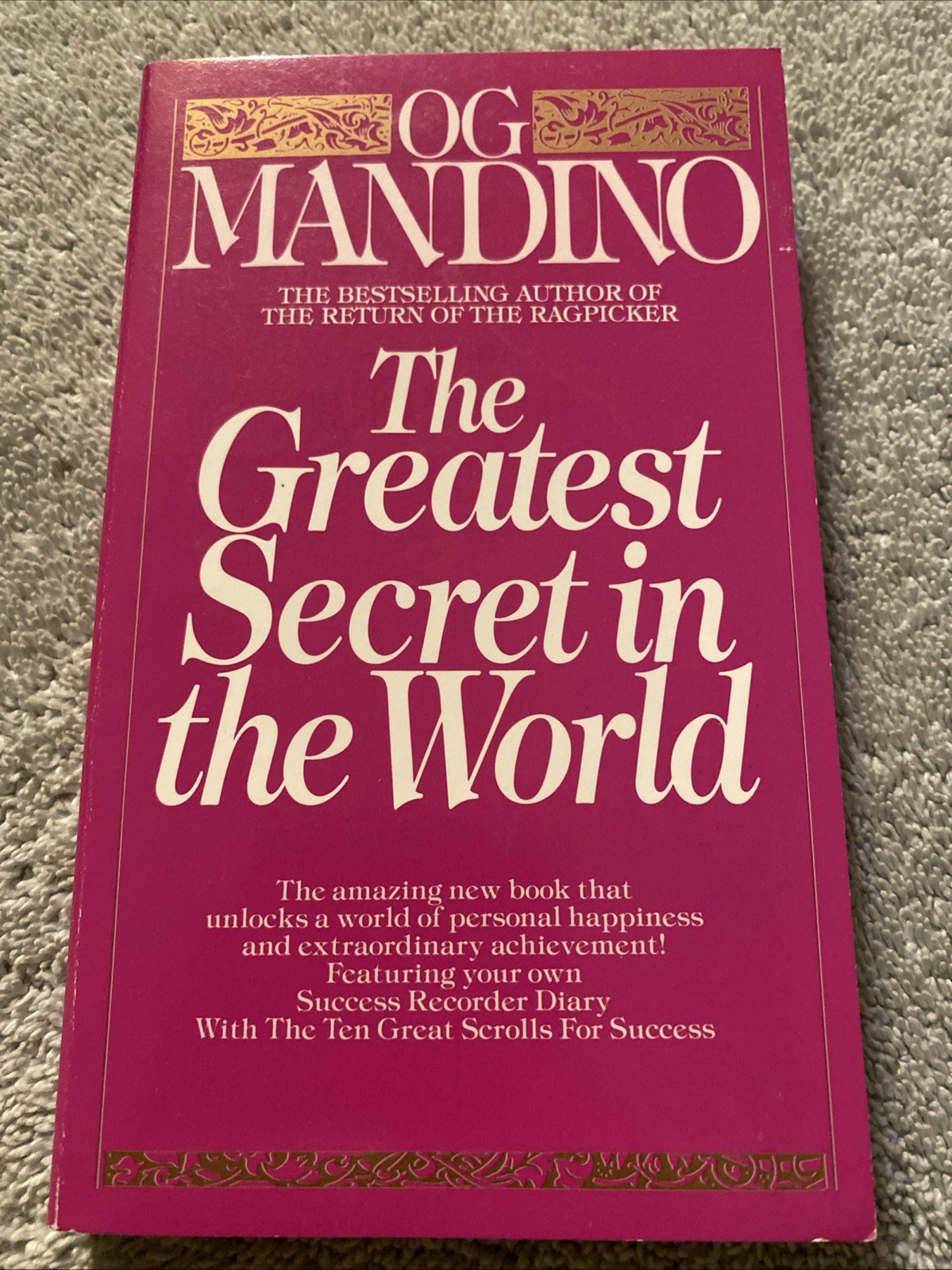 The Greatest Secret In The World; Paperback Og Mandino 1978