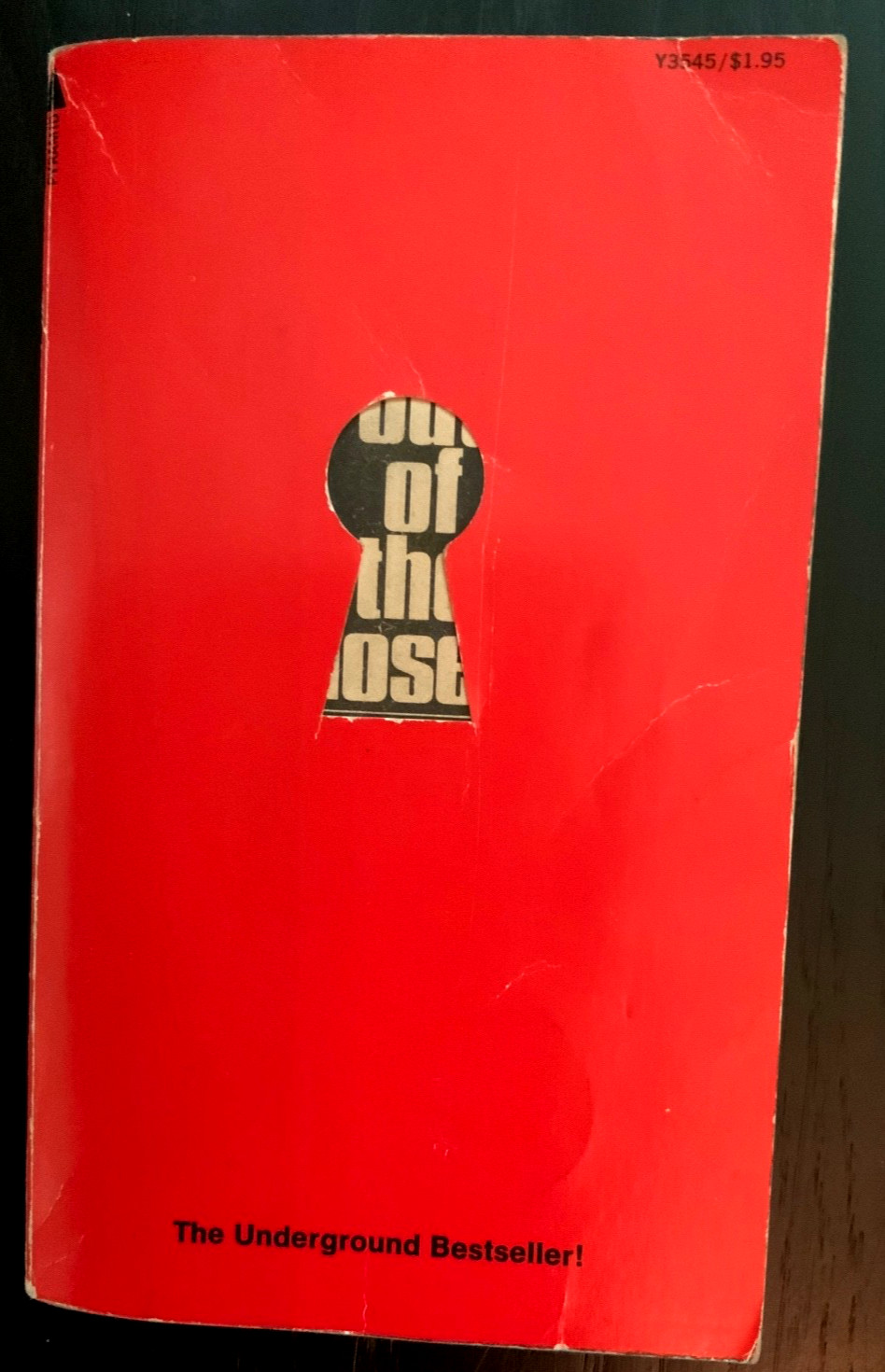 1972 Vintage Paperback Out Of The Closets: 🏳️‍🌈 Voices Of Gay Liberation