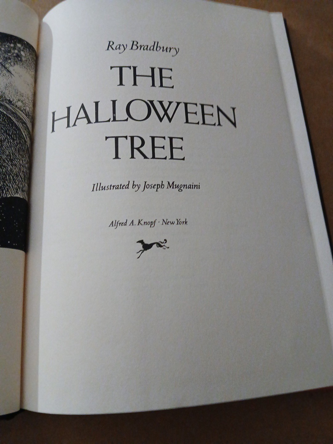 The Halloween Tree by Ray Bradbury (illustrated Hardcover)