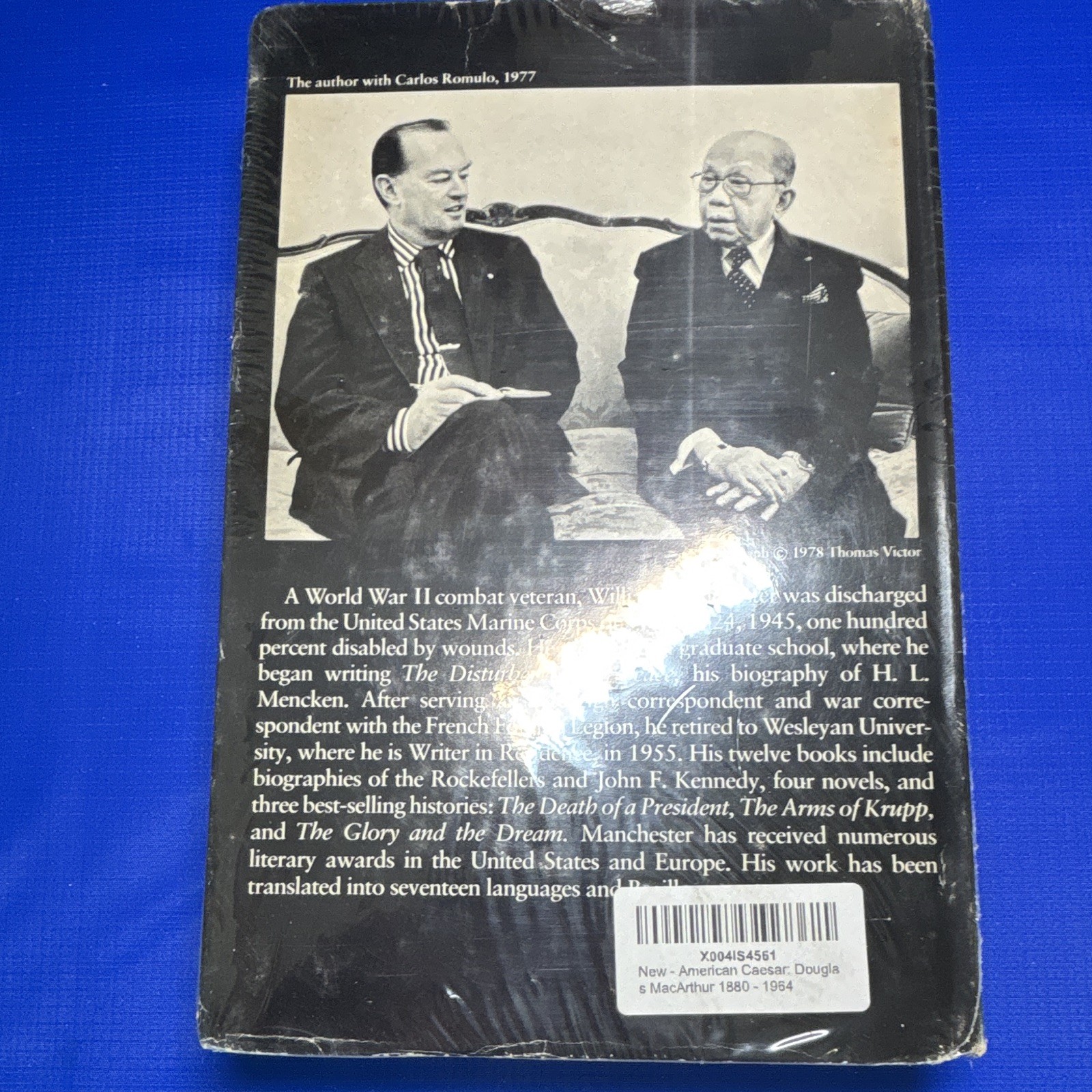 NEW SEALED AMERICAN CAESAR: DOUGLAS MACARTHUR WILLIAM MANCHESTER RARE 1978