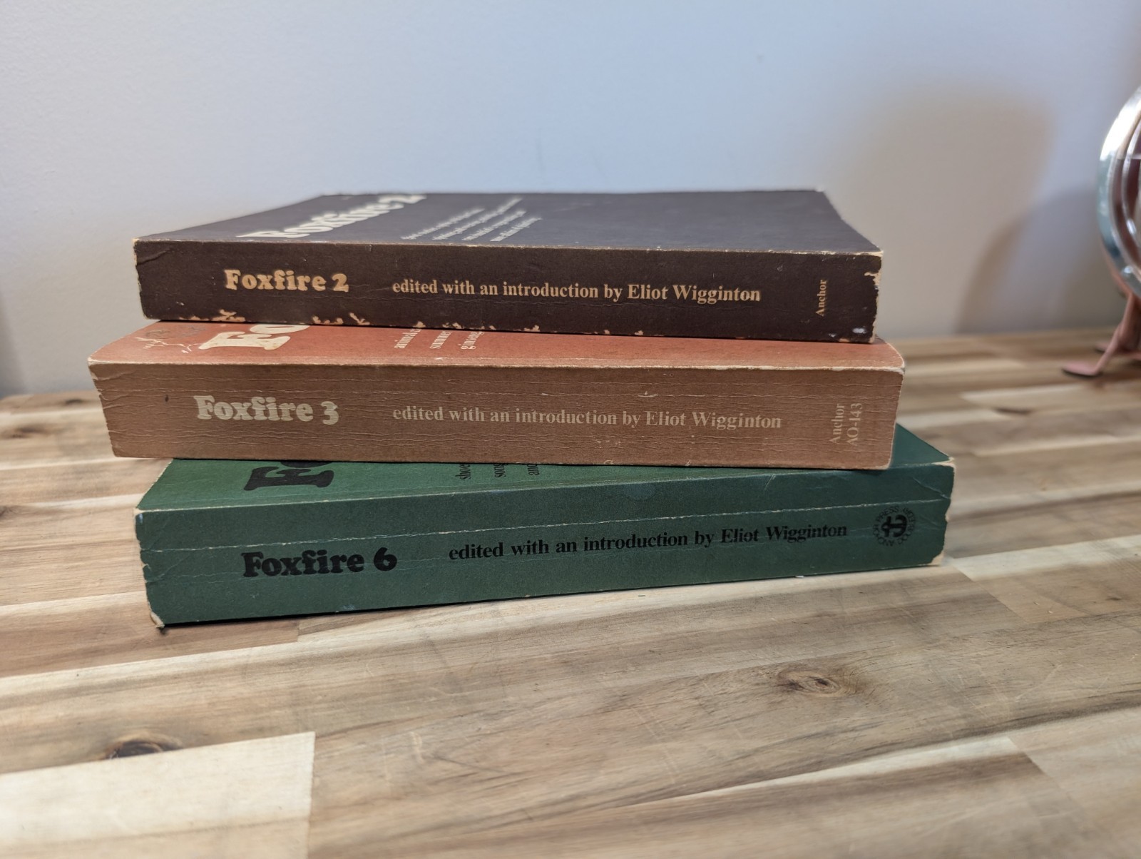 Foxfire 2, 3 & 6 Lot of 3 Vintage Paperback Books Eliot Wigginton Anchor Press