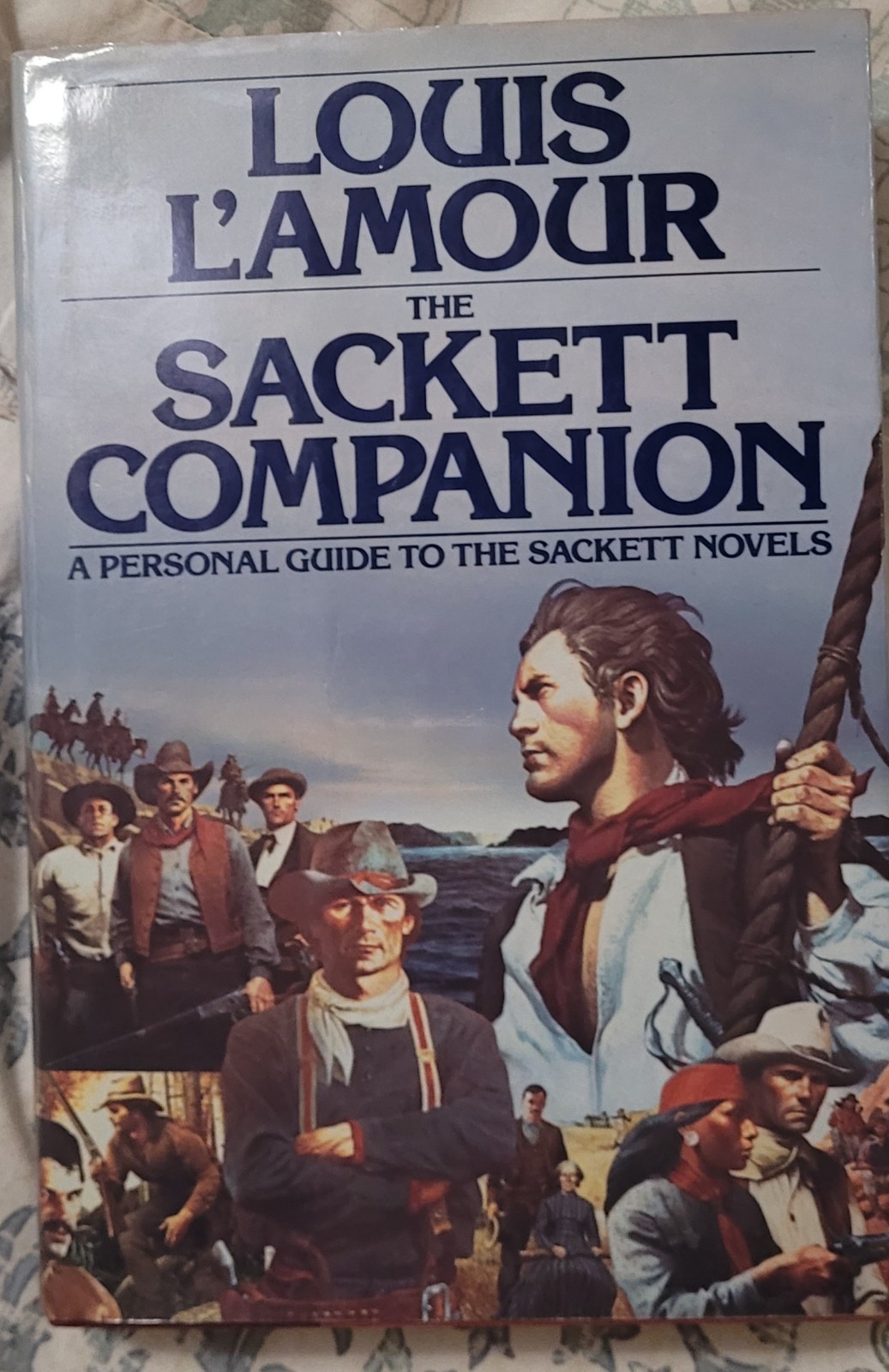 Louis L’Amour The Sackett Companion HC DJ 1988 1st Print Bantam Vintage Western